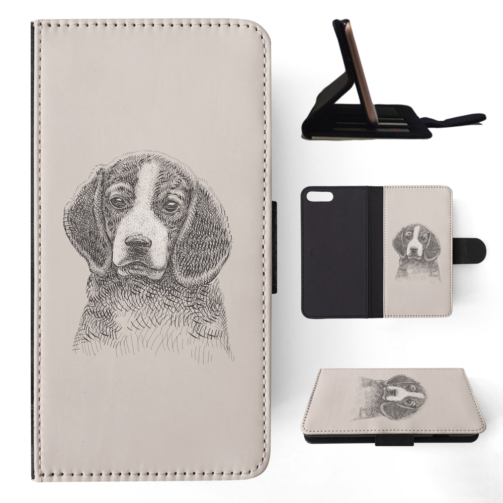 FLIP CASE FOR APPLE IPHONE|BEAGLE DOG 8 - Picture 129 of 193