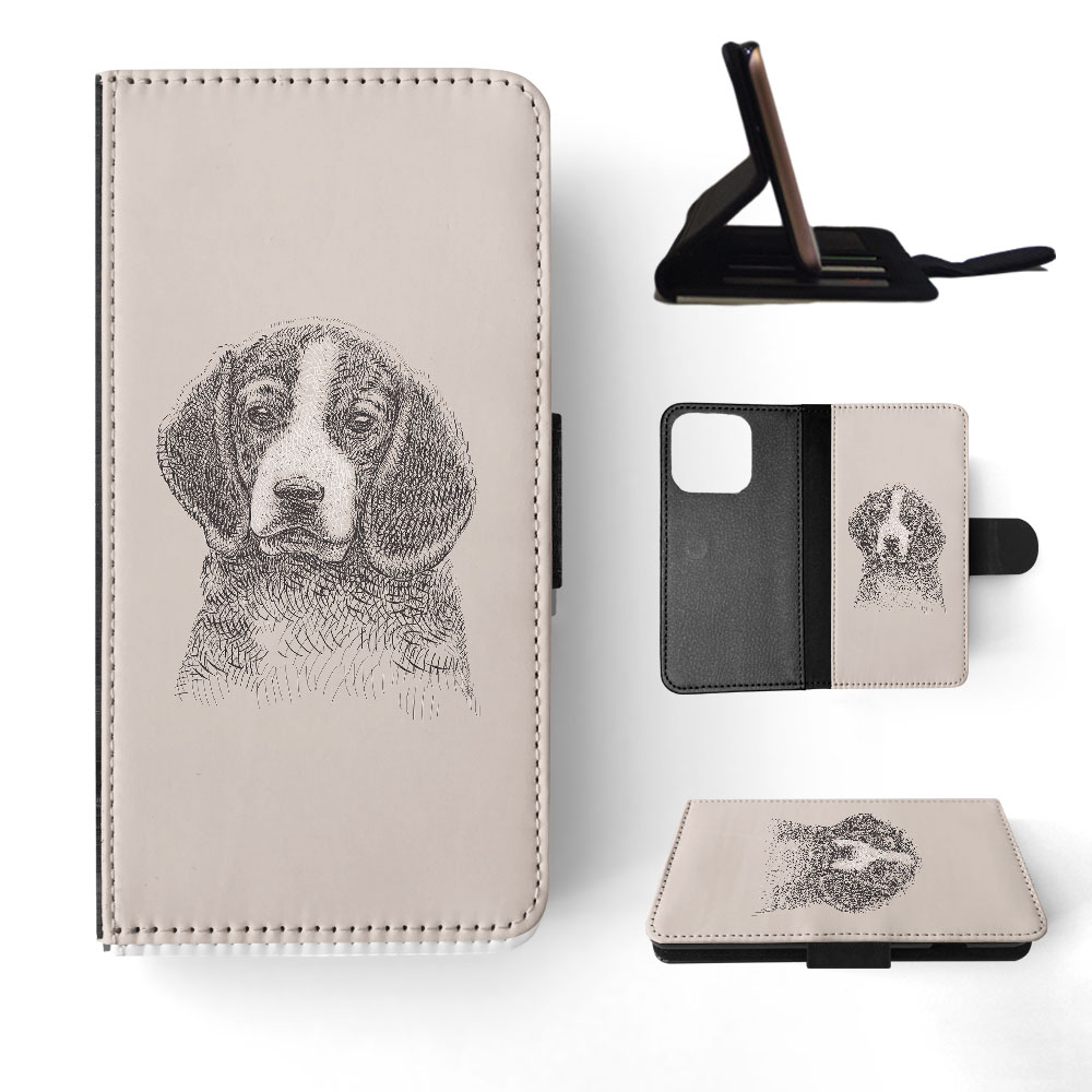 FLIP CASE FOR APPLE IPHONE|BEAGLE DOG 8 - Picture 31 of 193