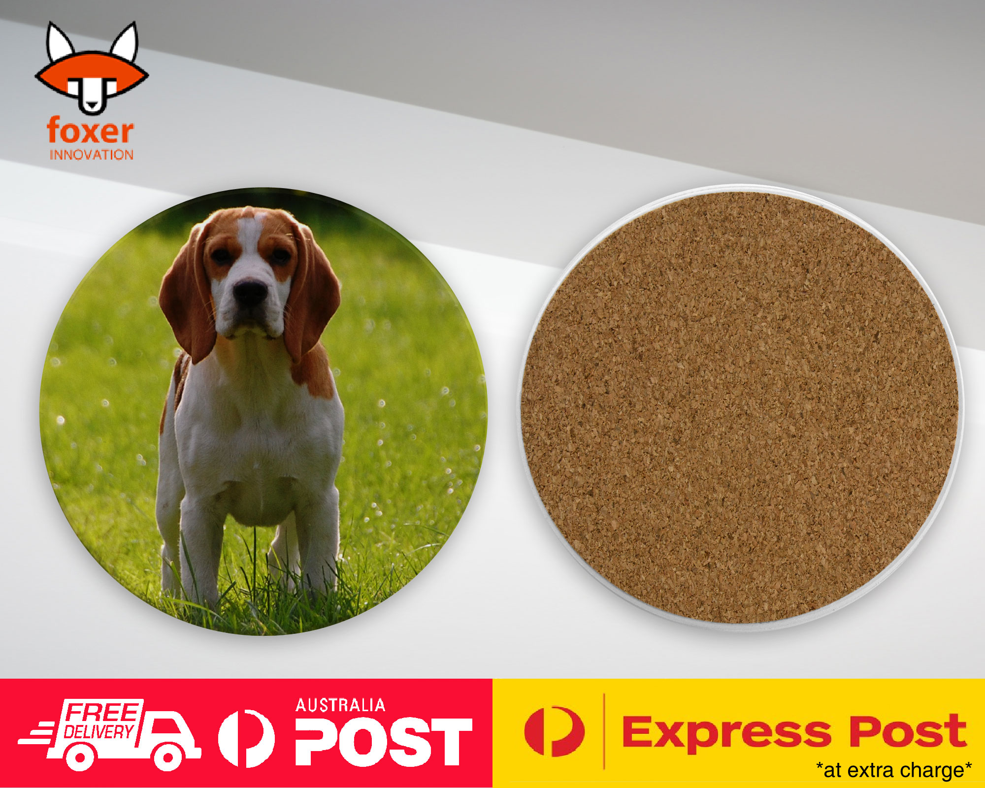 COASTER COFFEE DRINKING MAT|BEAGLE DOG 9