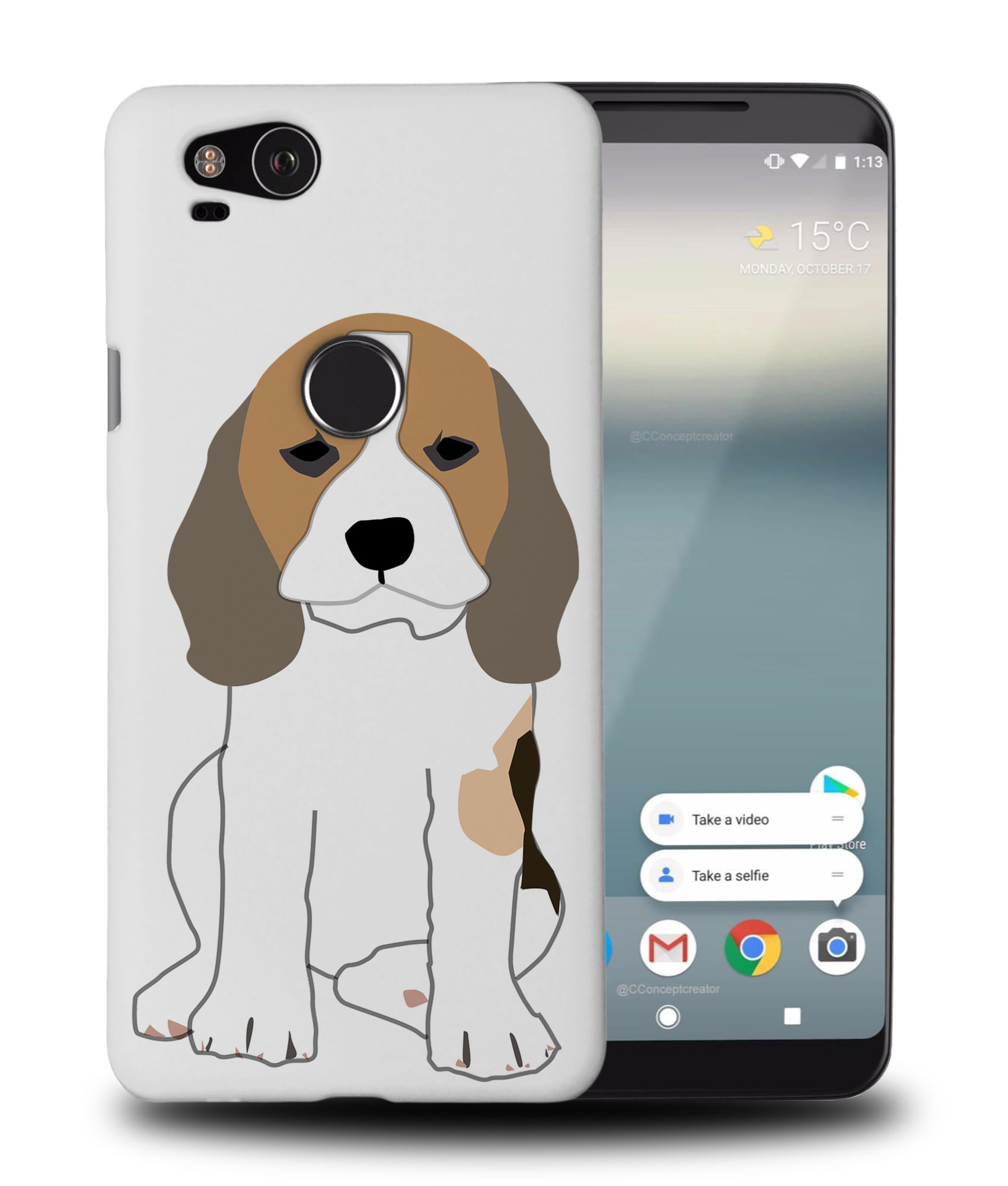 CASE COVER FOR GOOGLE PIXEL|BEAGLE DOG 10 - Picture 9 of 11