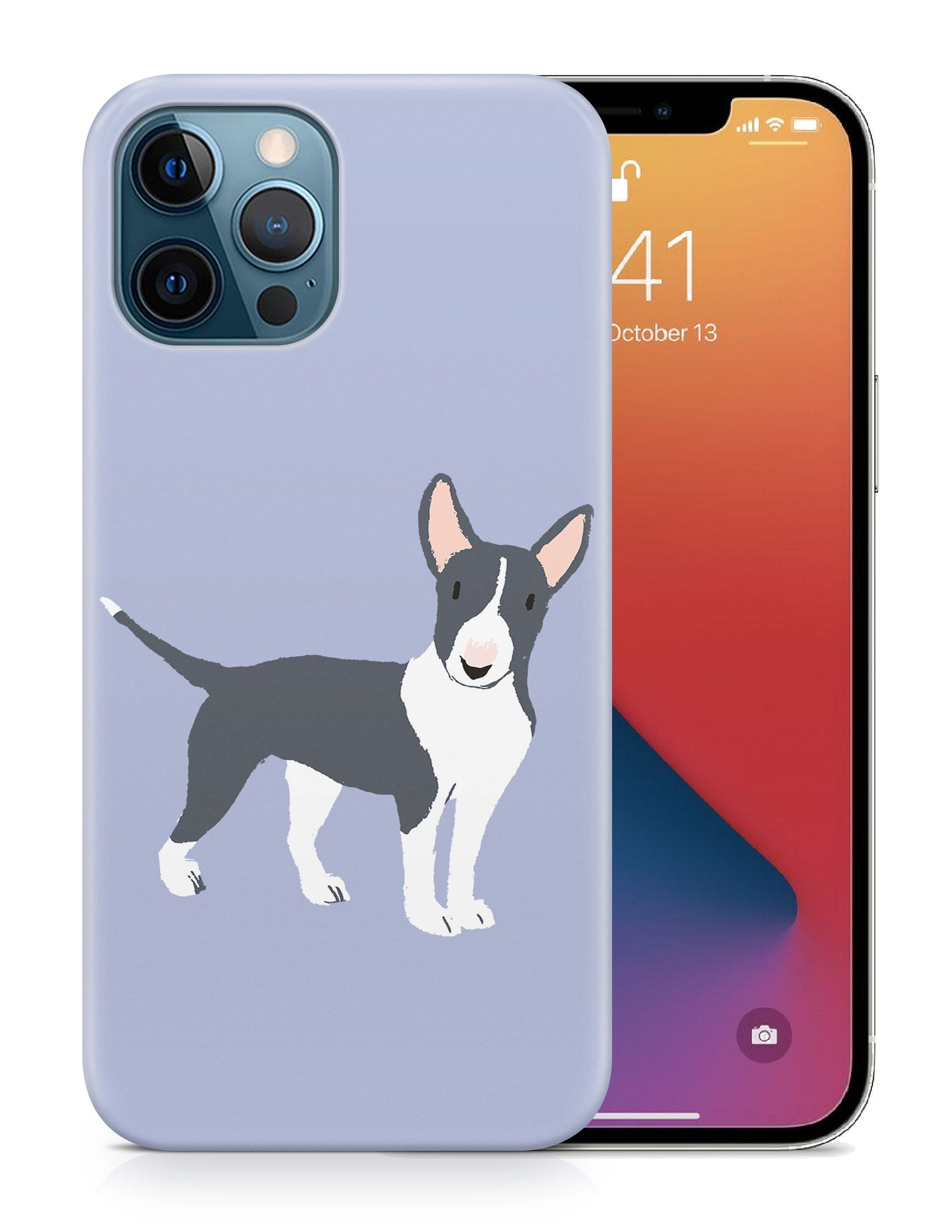 CASE COVER FOR APPLE IPHONE|BULL TERRIER DOG 1 - Foto 19 di 44