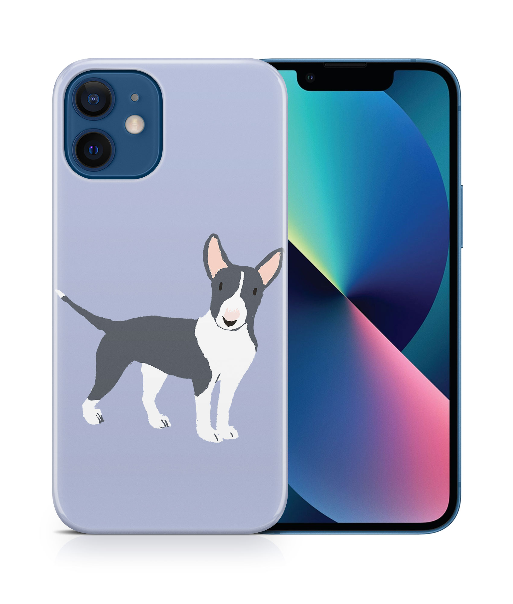 CASE COVER FOR APPLE IPHONE|BULL TERRIER DOG 1 - Foto 17 di 44