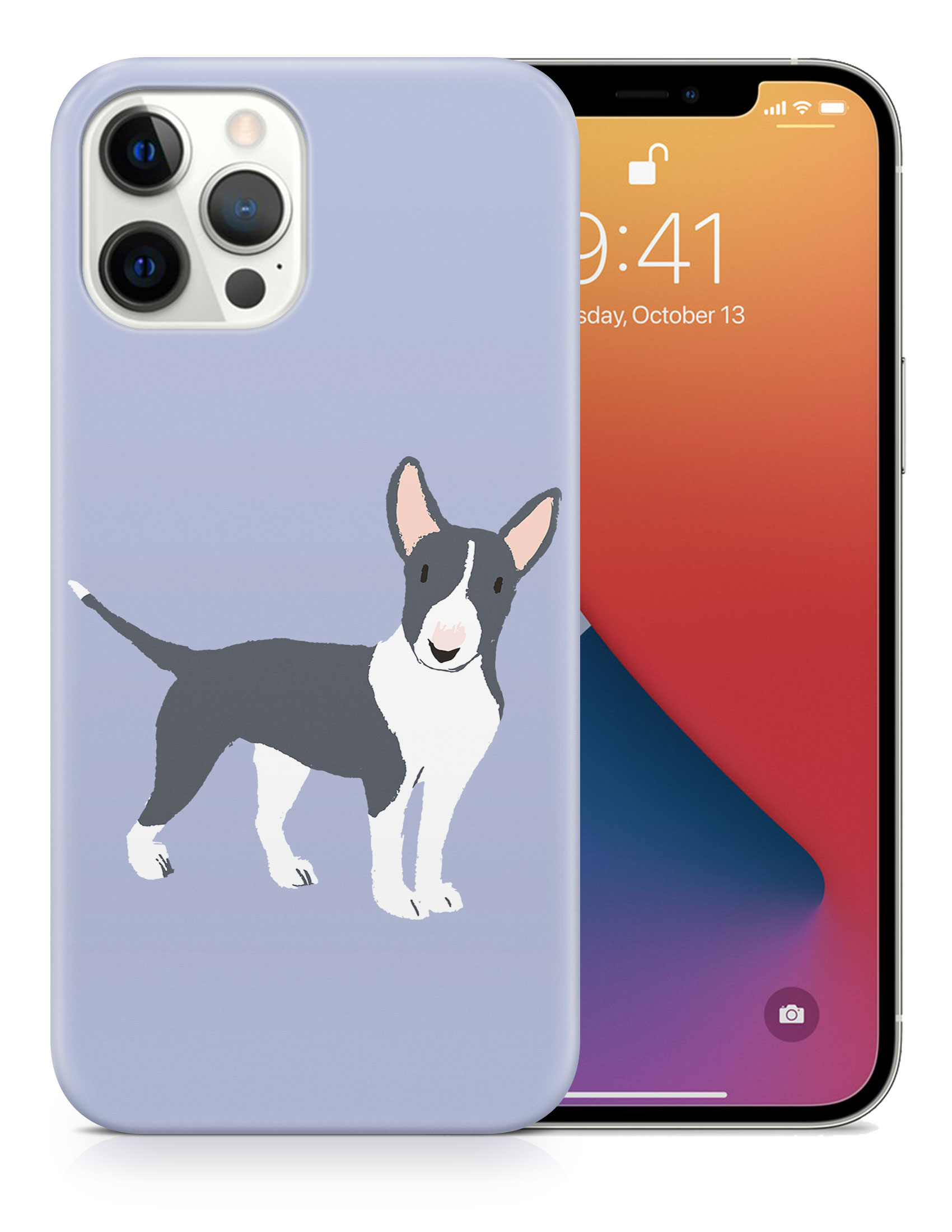 CASE COVER FOR APPLE IPHONE|BULL TERRIER DOG 1 - Foto 18 di 44