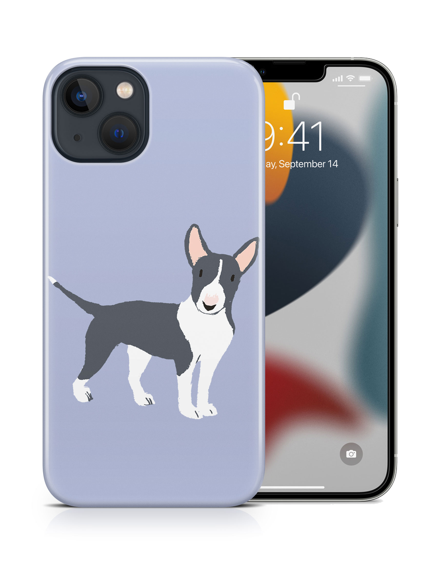 CASE COVER FOR APPLE IPHONE|BULL TERRIER DOG 1 - Foto 16 di 44