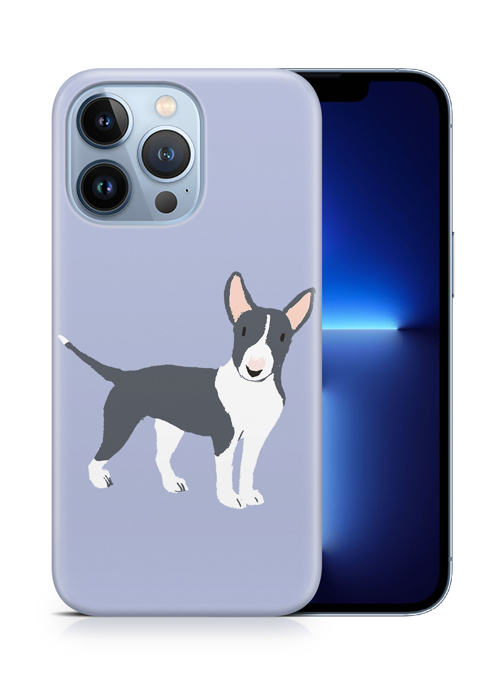 CASE COVER FOR APPLE IPHONE|BULL TERRIER DOG 1 - Foto 15 di 44