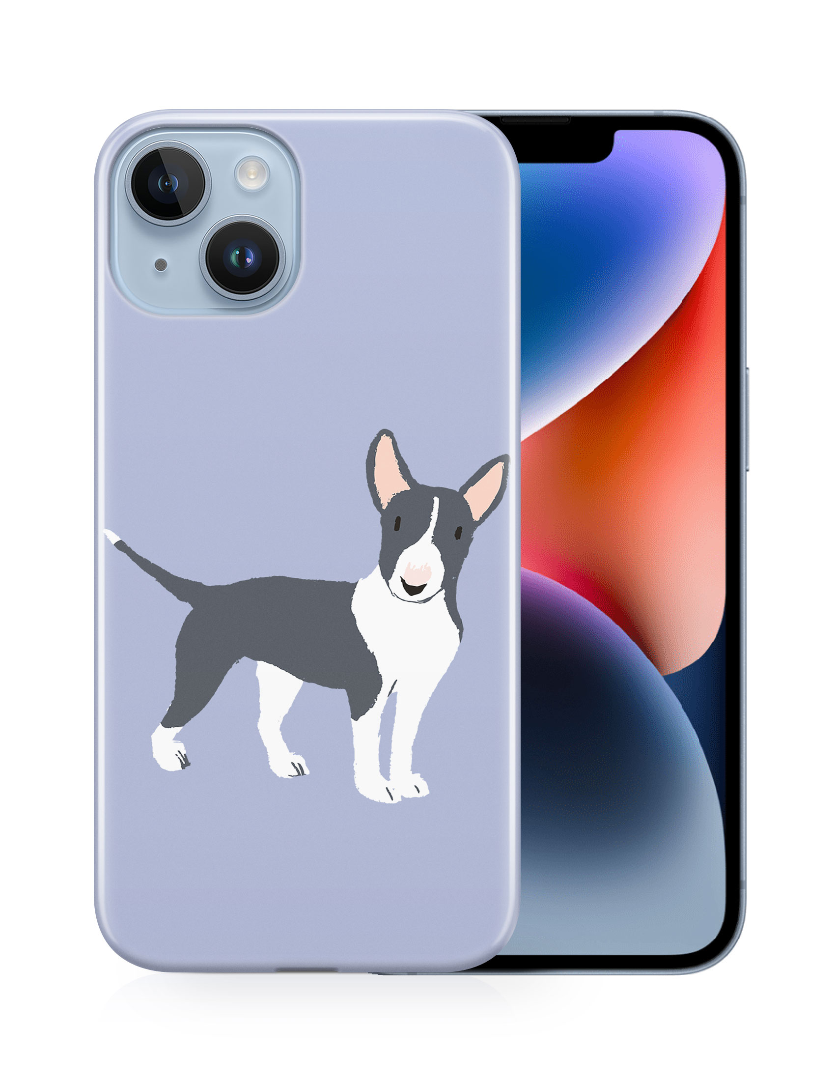 CASE COVER FOR APPLE IPHONE|BULL TERRIER DOG 1 - Foto 13 di 44