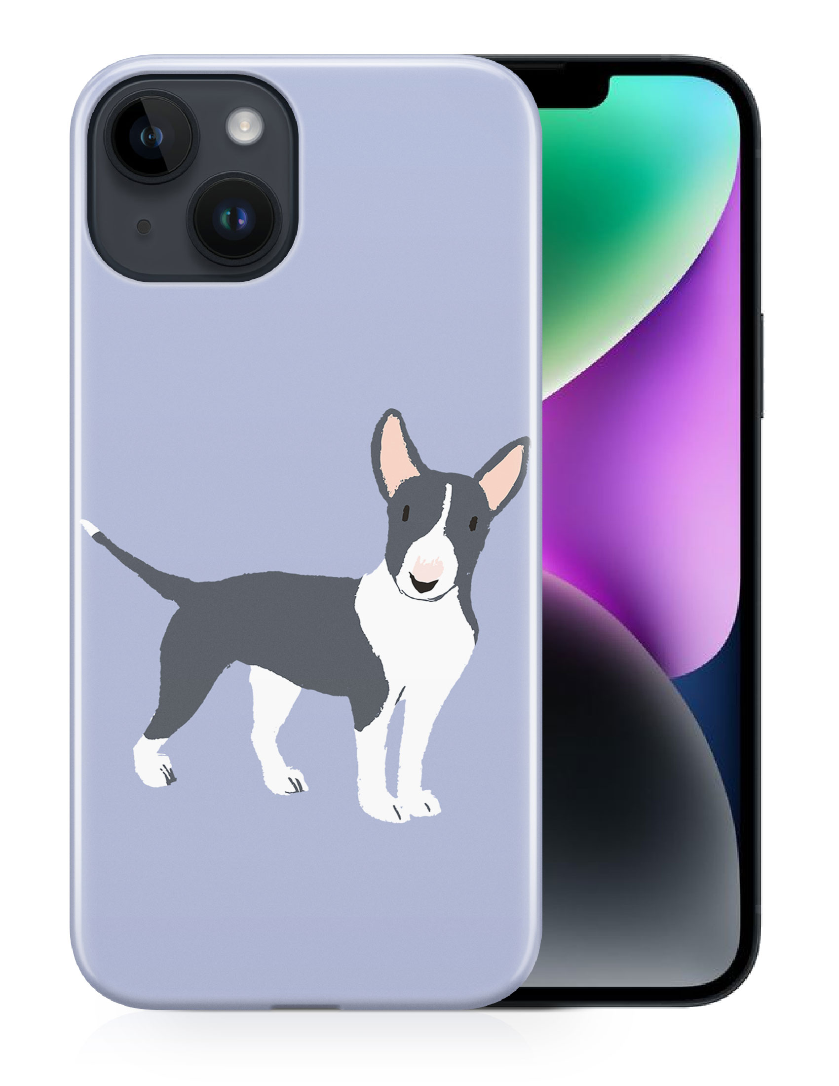 CASE COVER FOR APPLE IPHONE|BULL TERRIER DOG 1 - Foto 12 di 44