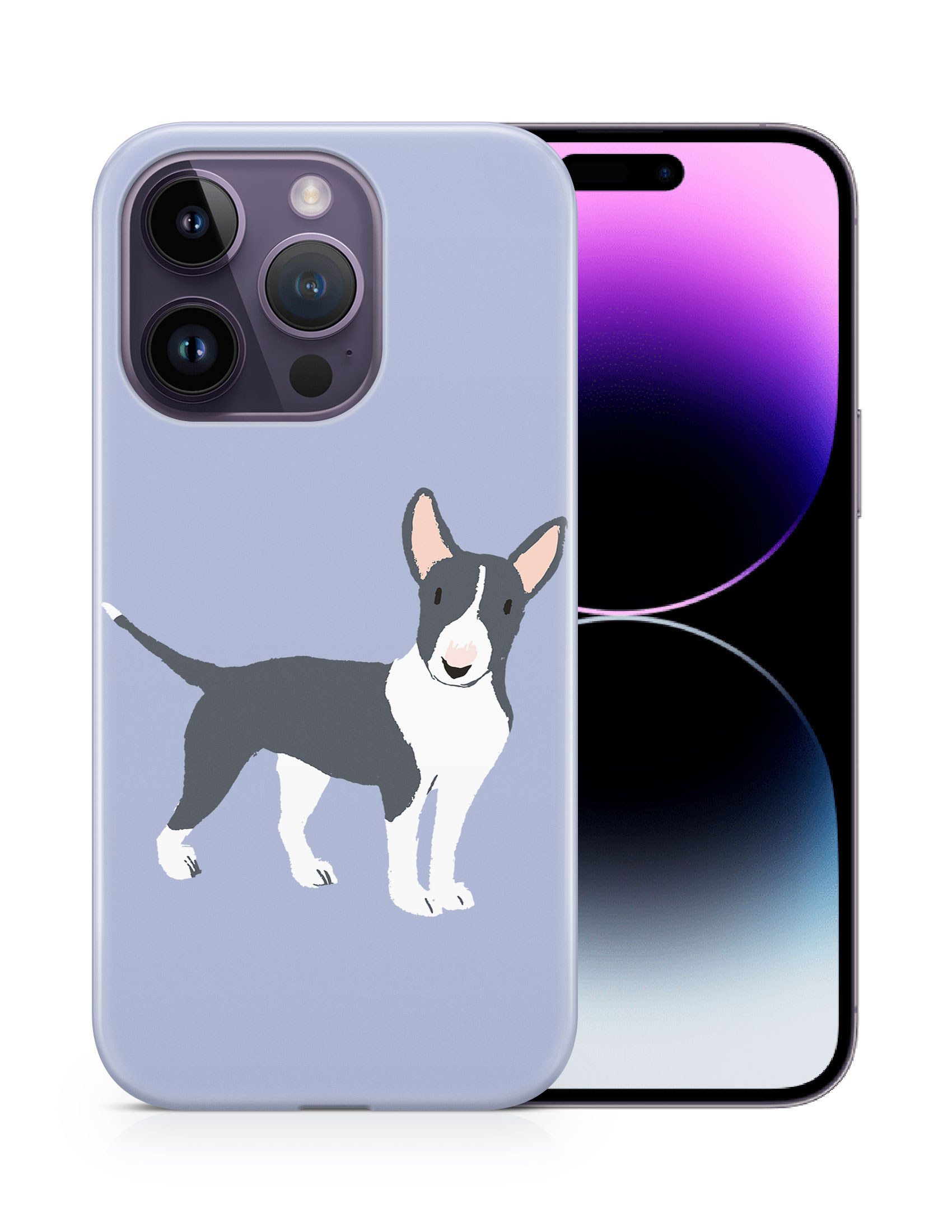 CASE COVER FOR APPLE IPHONE|BULL TERRIER DOG 1 - Foto 11 di 44
