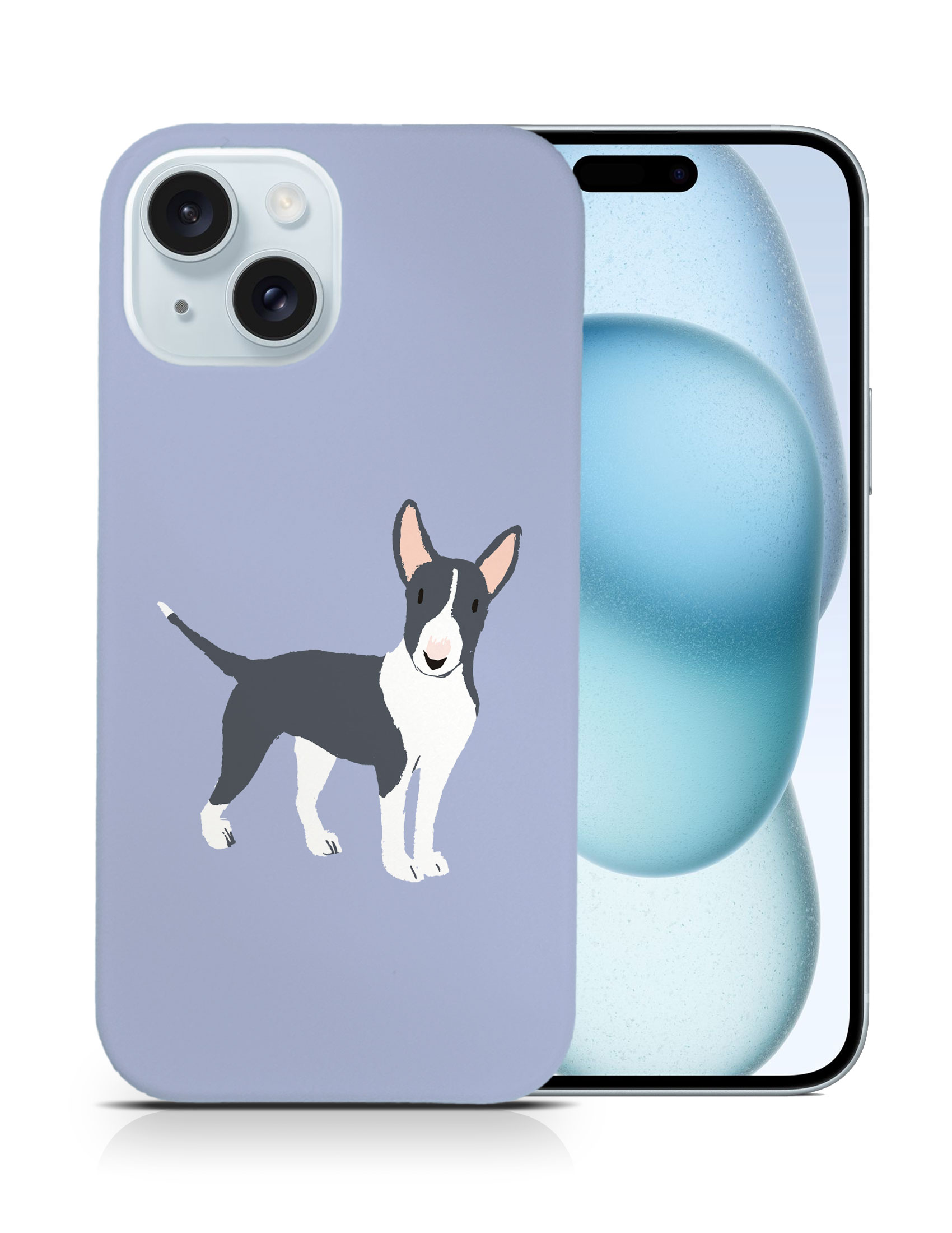 CASE COVER FOR APPLE IPHONE|BULL TERRIER DOG 1 - Foto 9 di 44
