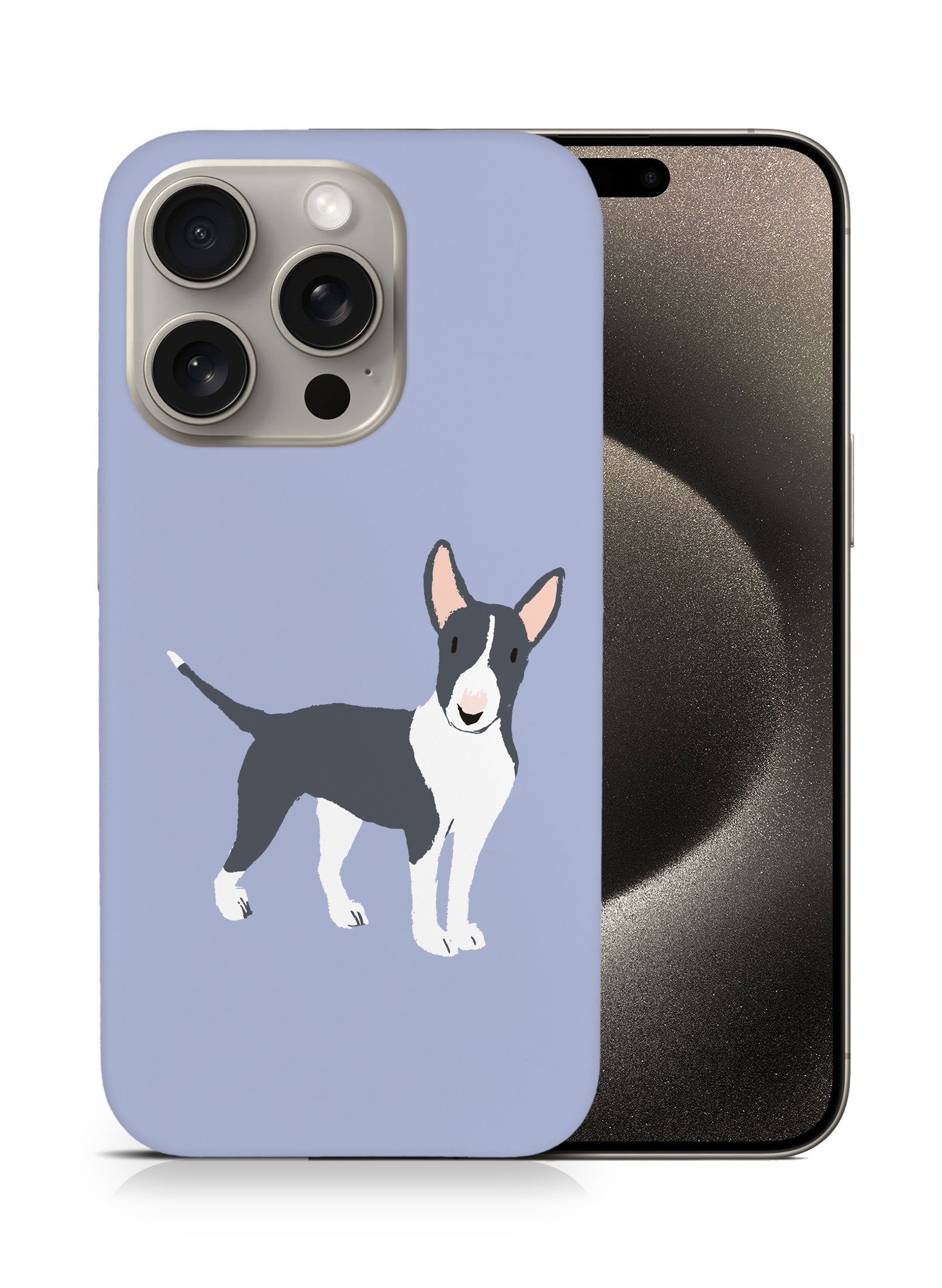 CASE COVER FOR APPLE IPHONE|BULL TERRIER DOG 1 - Foto 7 di 44