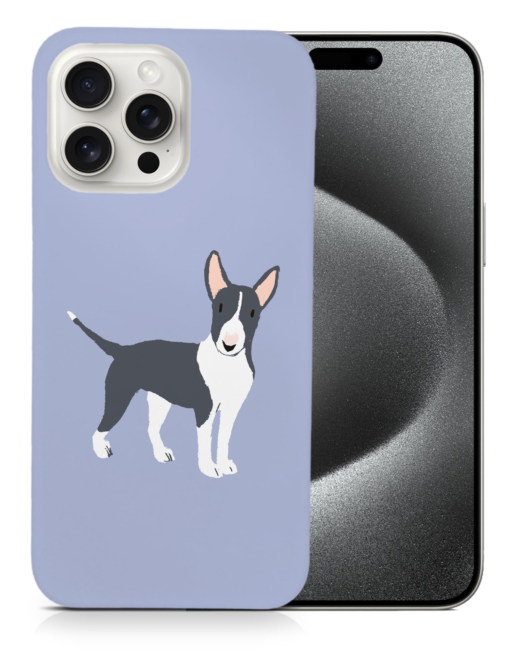 CASE COVER FOR APPLE IPHONE|BULL TERRIER DOG 1 - Foto 6 di 44
