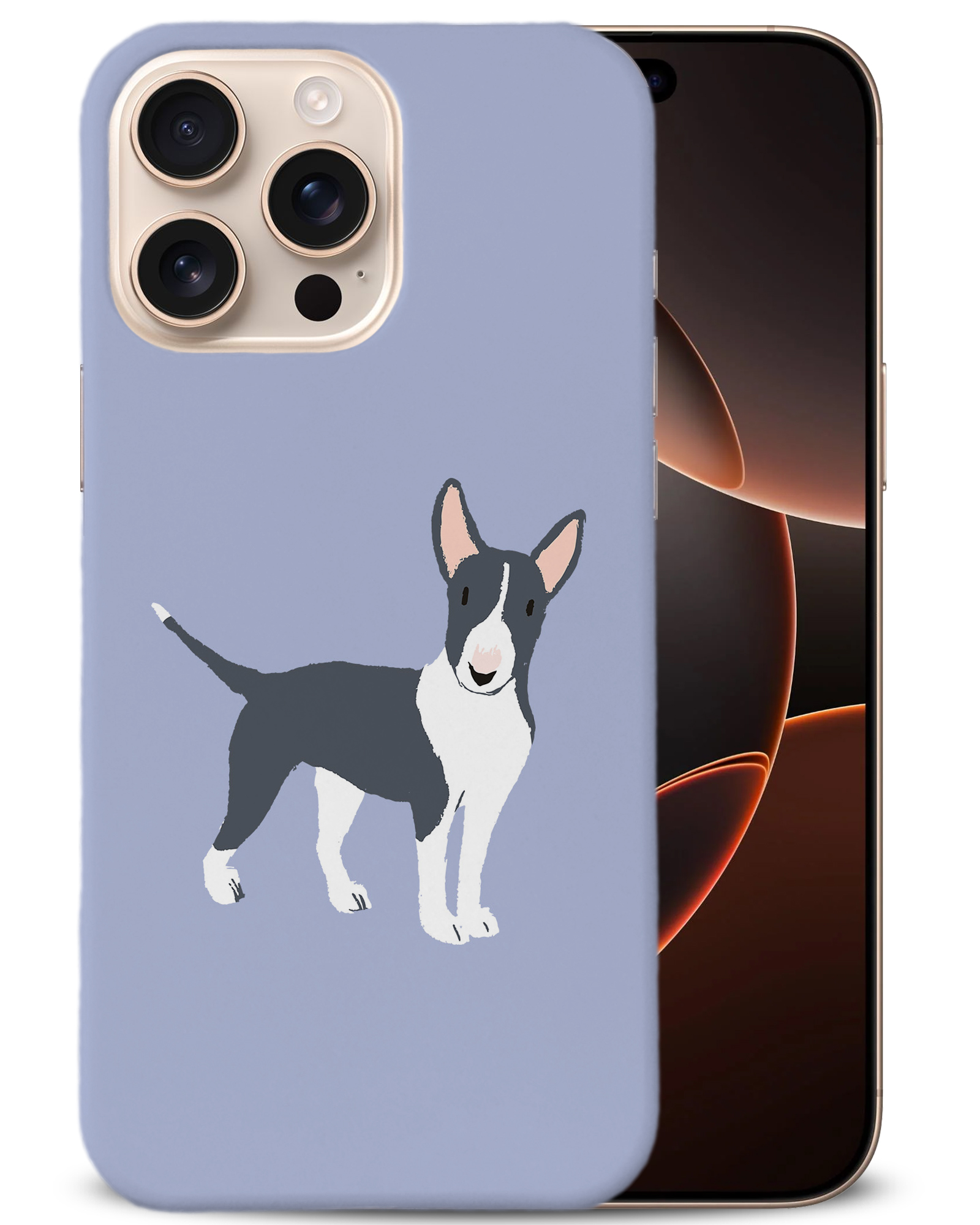 CASE COVER FOR APPLE IPHONE|BULL TERRIER DOG 1 - Foto 2 di 44