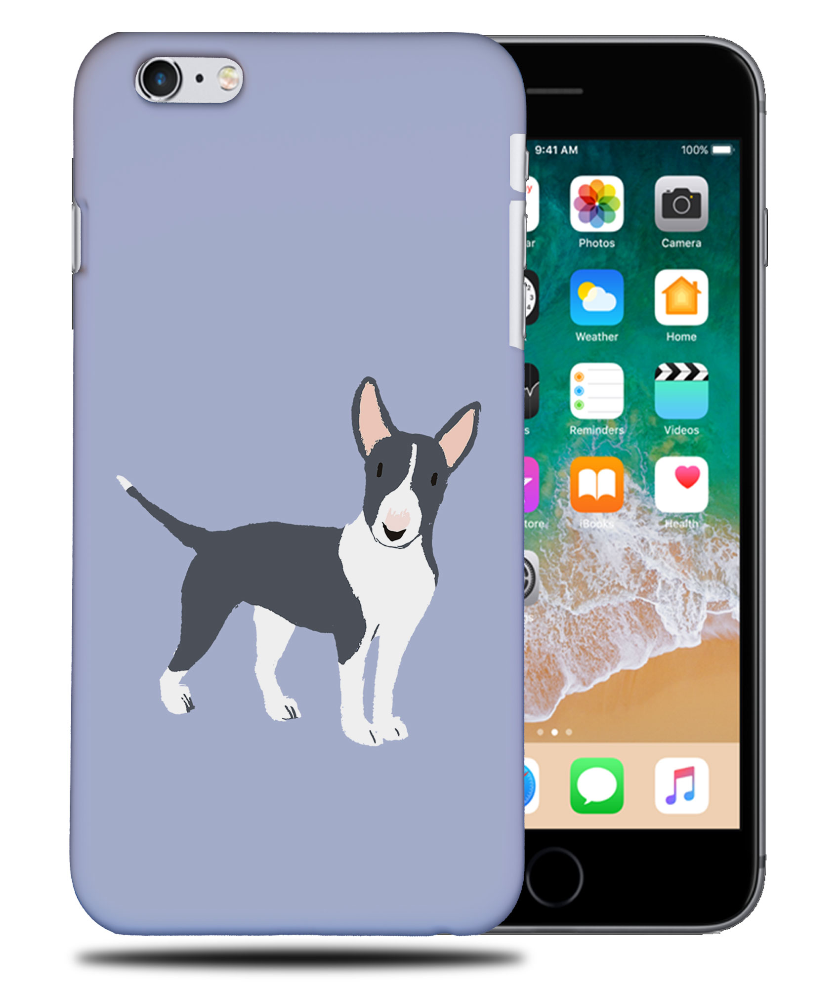CASE COVER FOR APPLE IPHONE|BULL TERRIER DOG 1 - Foto 33 di 44