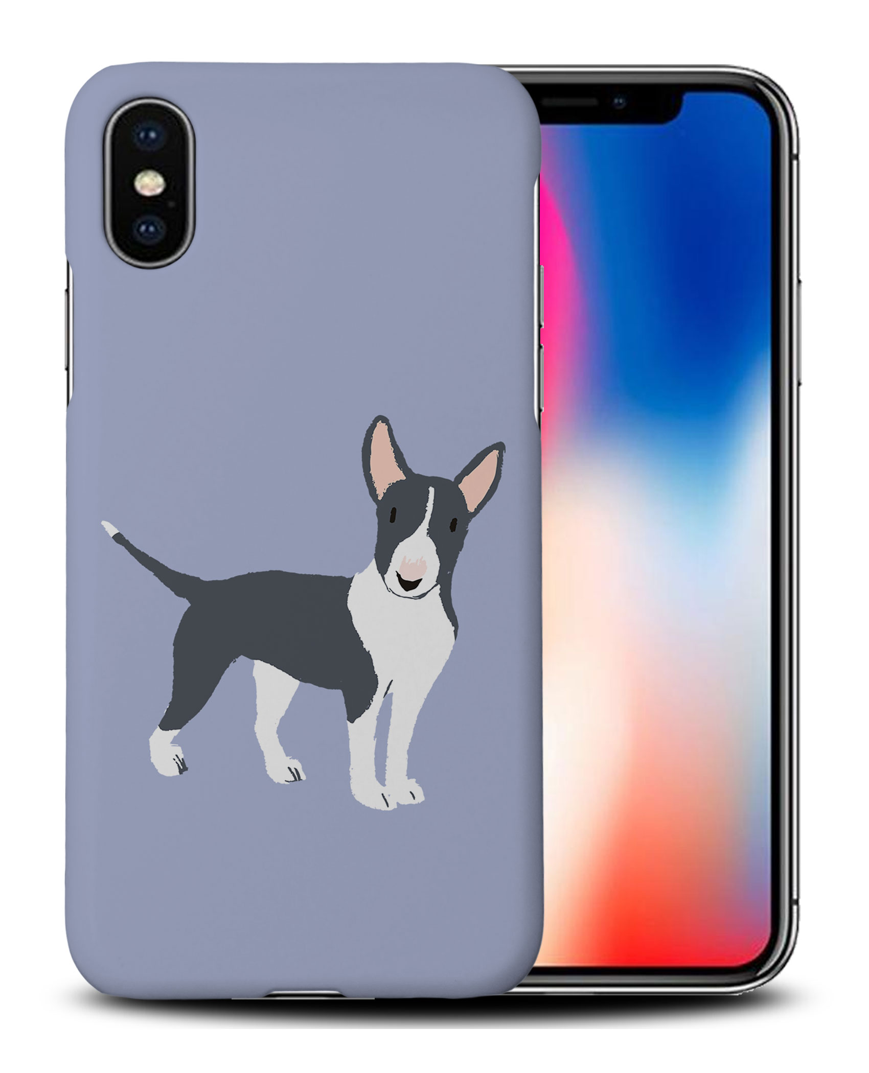 CASE COVER FOR APPLE IPHONE|BULL TERRIER DOG 1 - Foto 26 di 44