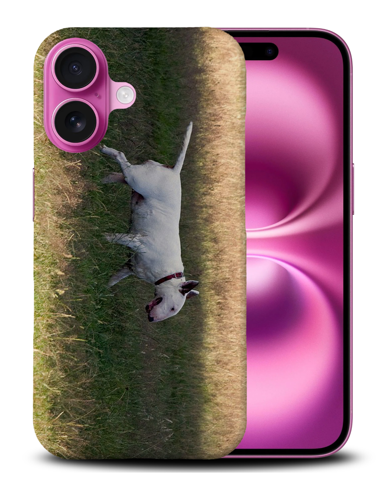 CASE COVER FOR APPLE IPHONE|BULL TERRIER DOG 4 - Foto 5 di 44