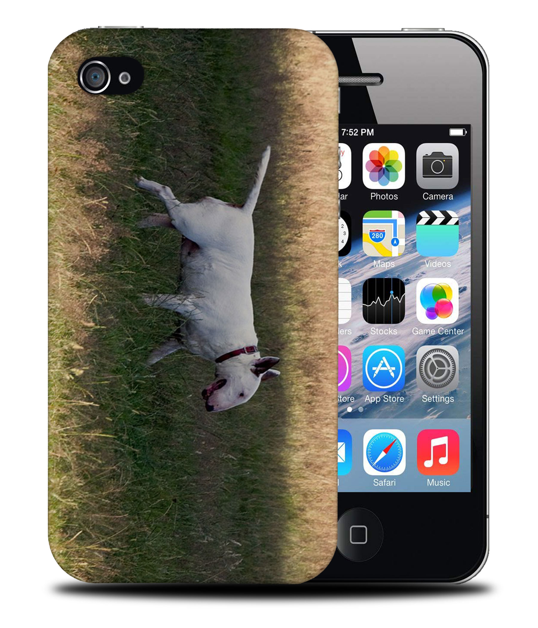 CASE COVER FOR APPLE IPHONE|BULL TERRIER DOG 4 - Foto 40 di 44