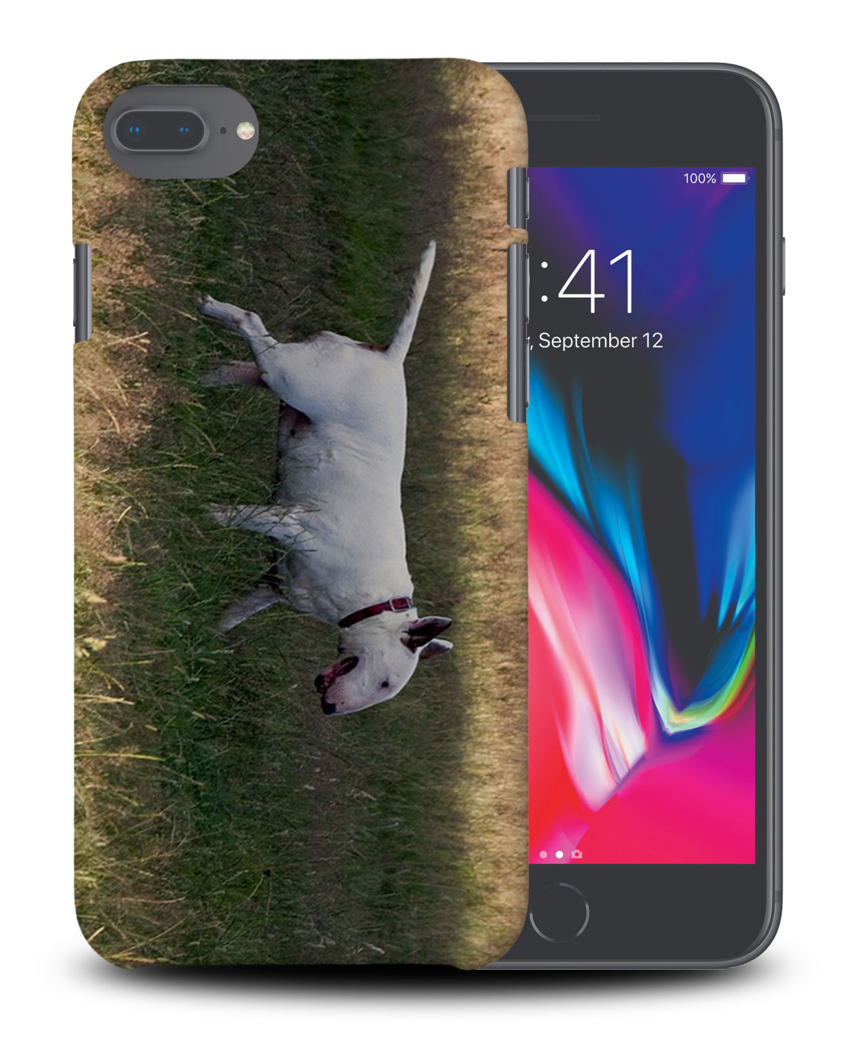 CASE COVER FOR APPLE IPHONE|BULL TERRIER DOG 4 - Foto 30 di 44