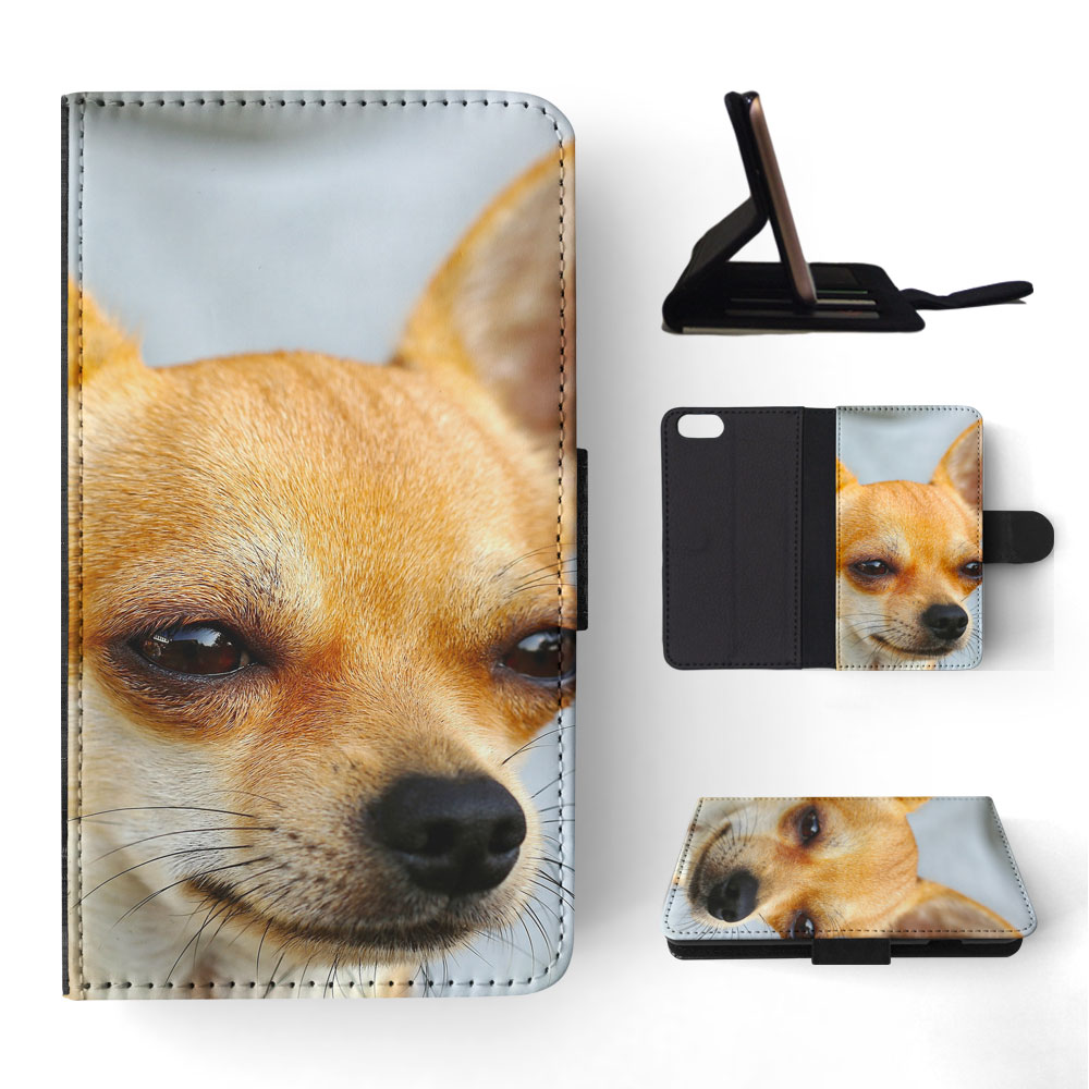 FLIP CASE FOR APPLE IPHONE|CHIHUAHUA DOG 1 - Picture 169 of 193