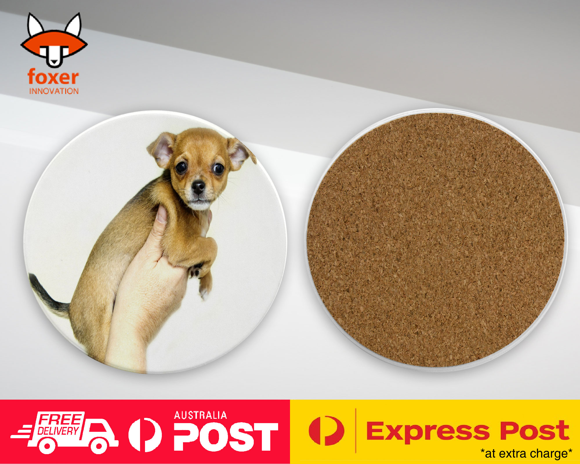 COASTER COFFEE DRINKING MAT|CHIHUAHUA DOG 8