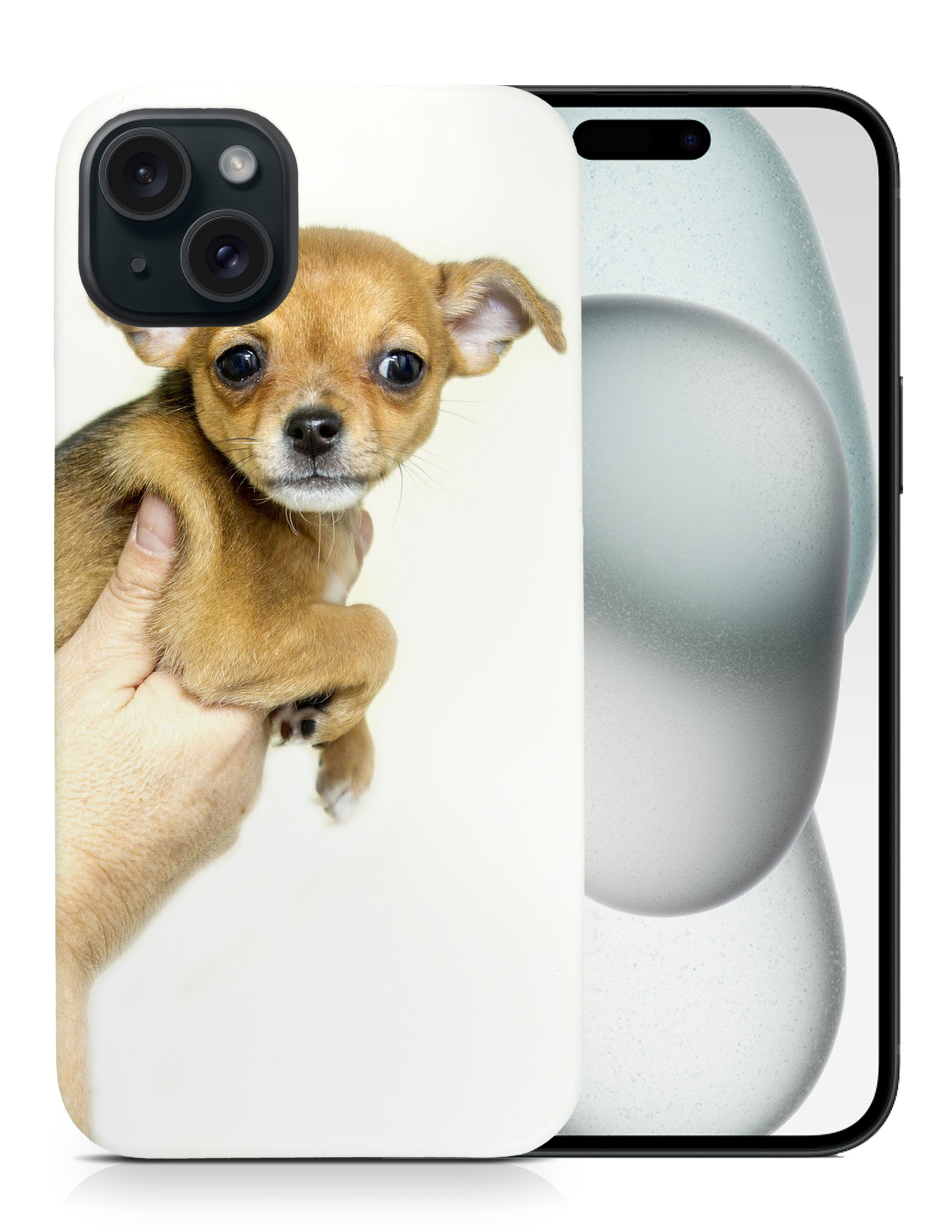 CASE COVER FOR APPLE IPHONE|CHIHUAHUA DOG 8 - Foto 8 di 44