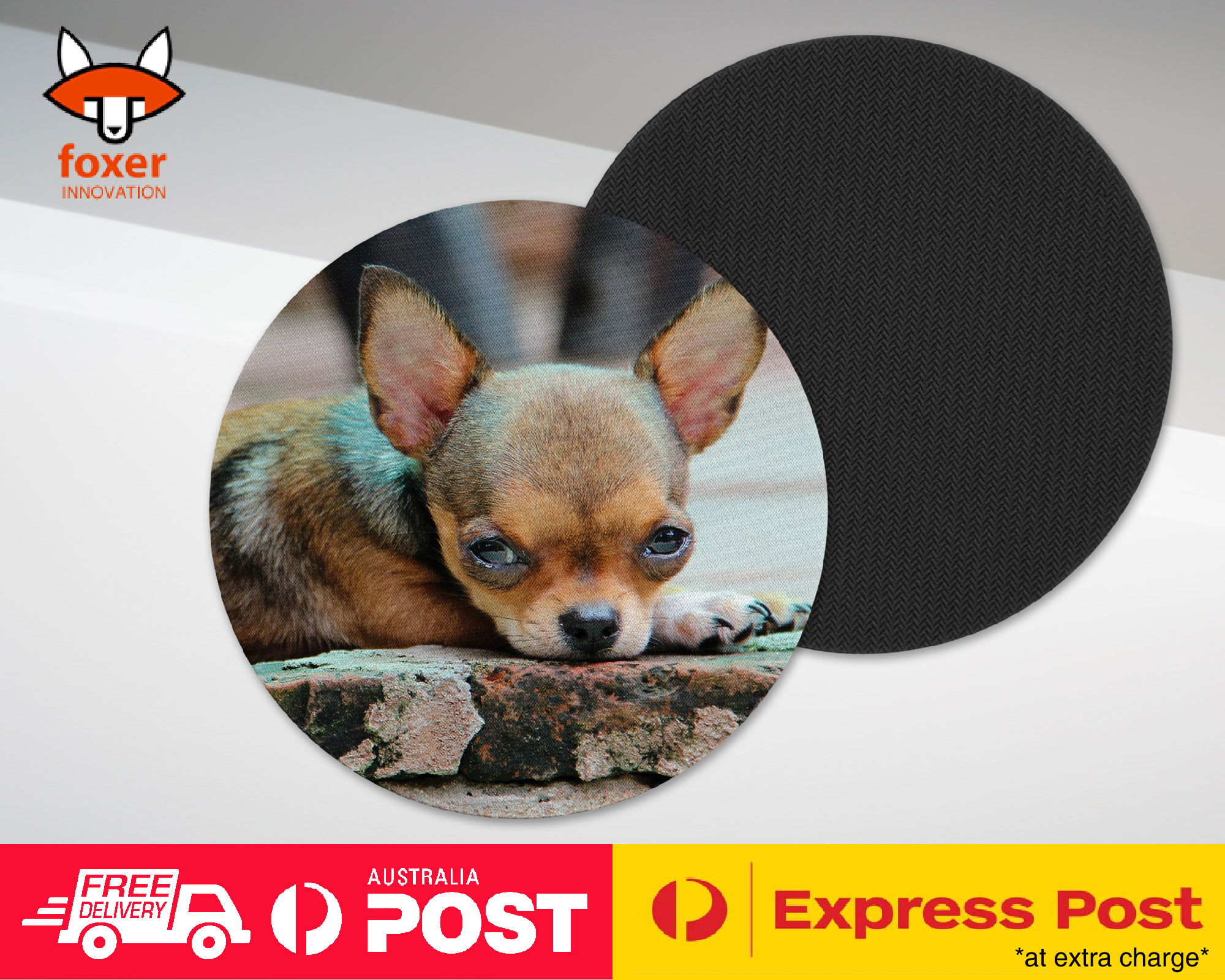 COASTER COFFEE DRINKING MAT|CHIHUAHUA DOG 13