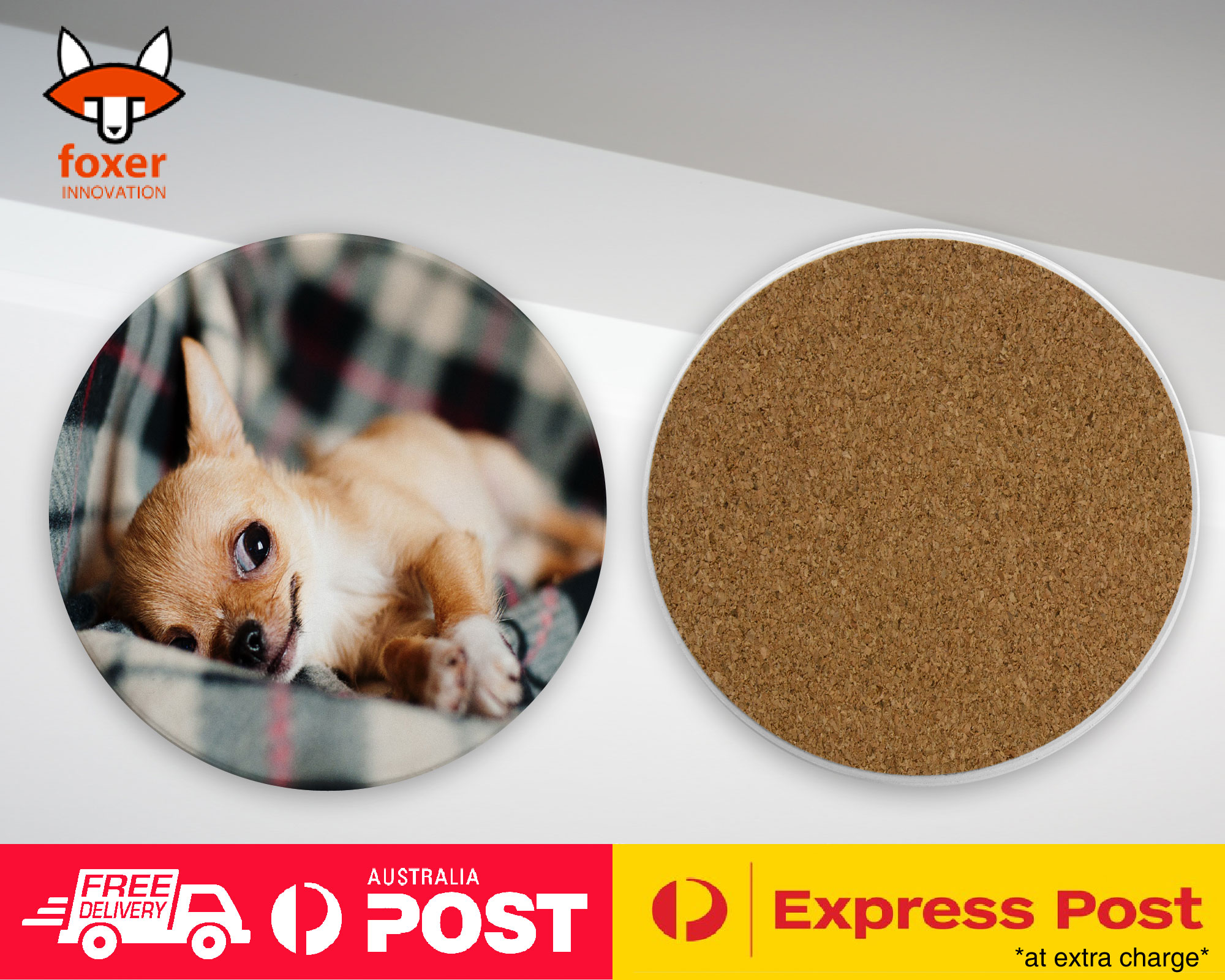 COASTER COFFEE DRINKING MAT|CHIHUAHUA DOG 15