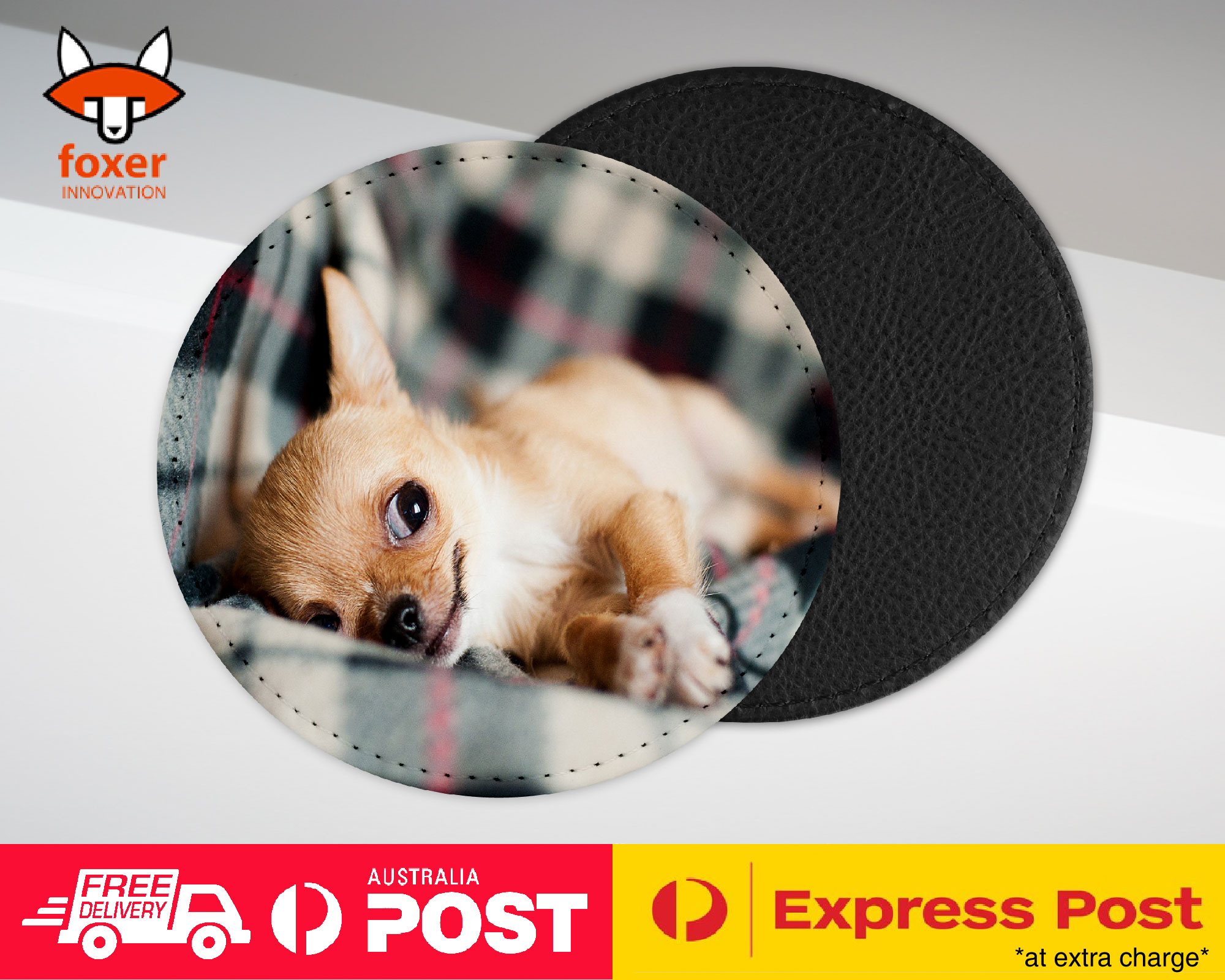 COASTER COFFEE DRINKING MAT|CHIHUAHUA DOG 15