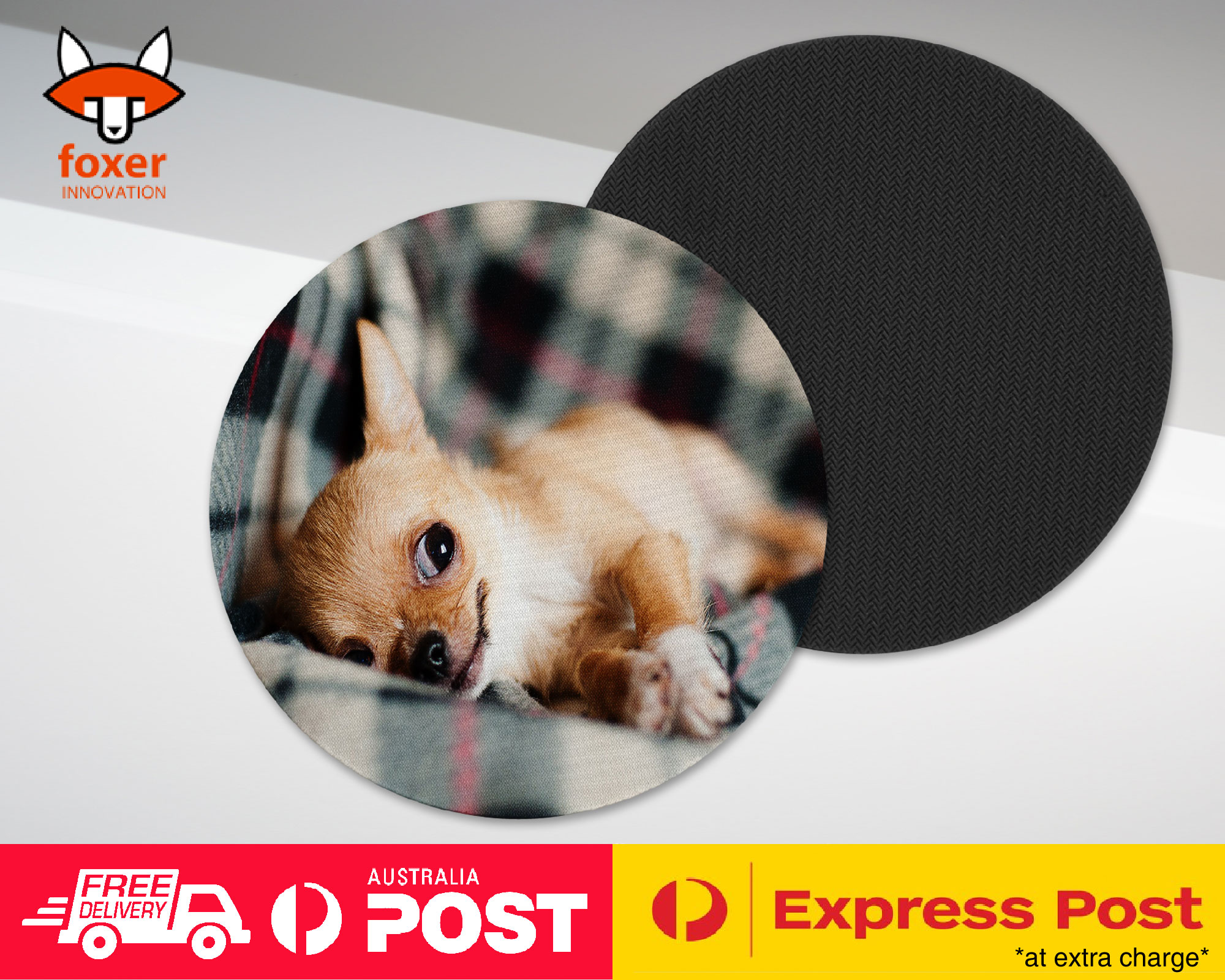 COASTER COFFEE DRINKING MAT|CHIHUAHUA DOG 15