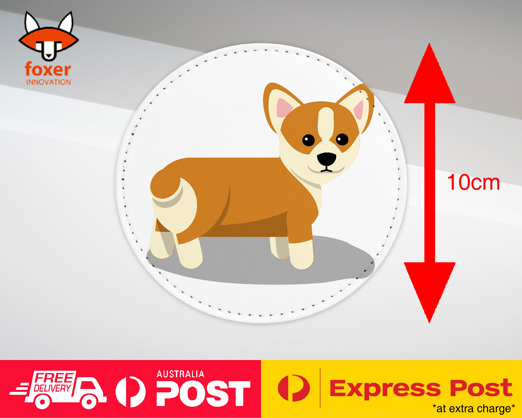 COASTER COFFEE DRINKING MAT|CORGI DOG 6