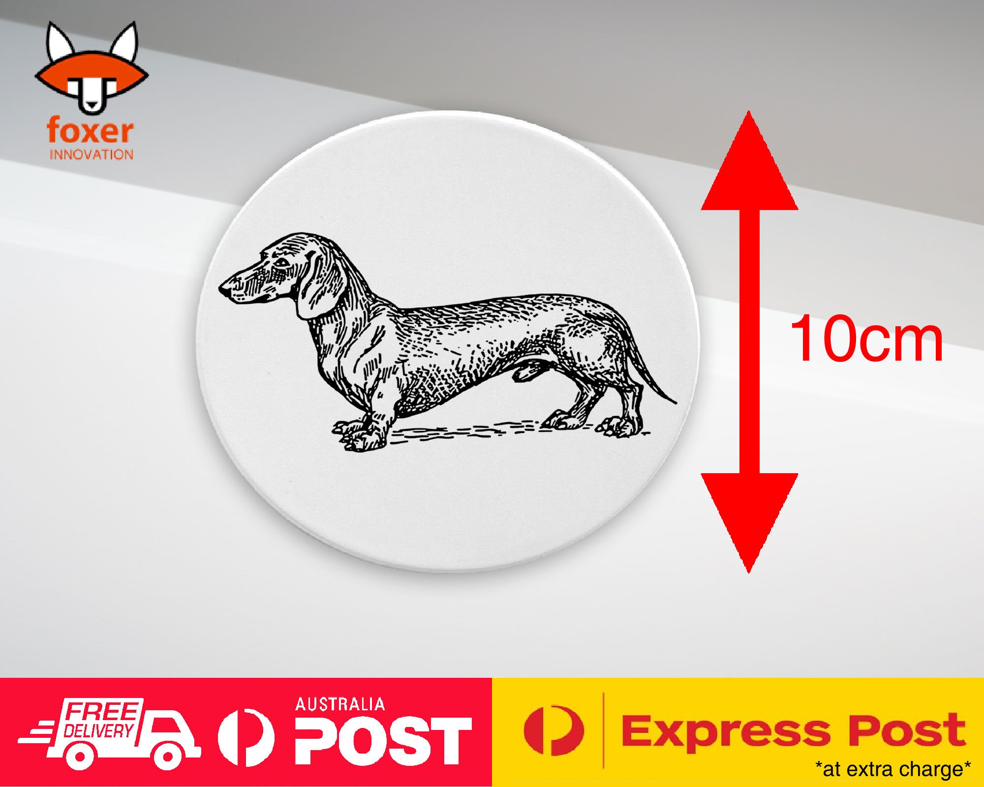 COASTER COFFEE DRINKING MAT|DACHSHUND DOG 20