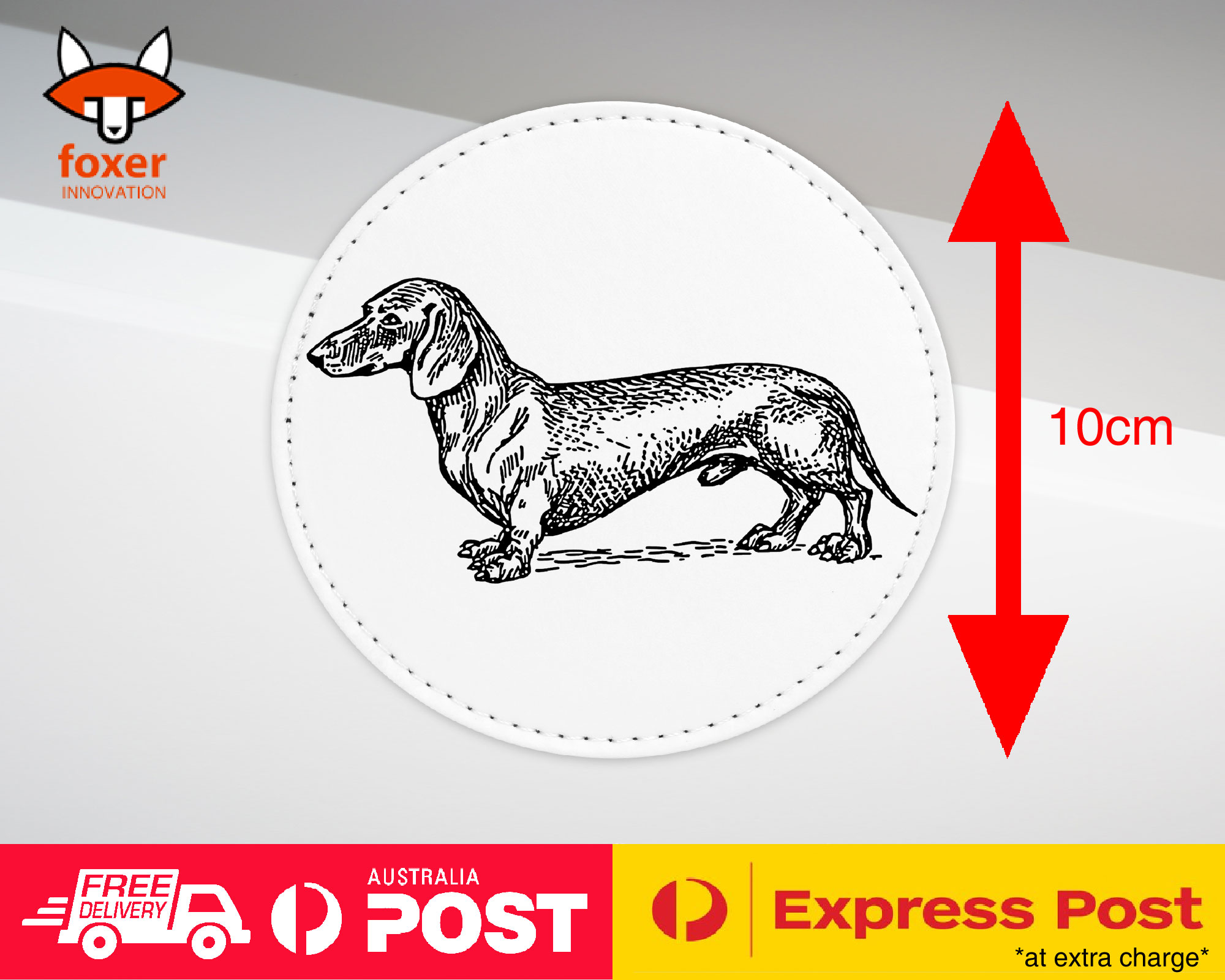 COASTER COFFEE DRINKING MAT|DACHSHUND DOG 20