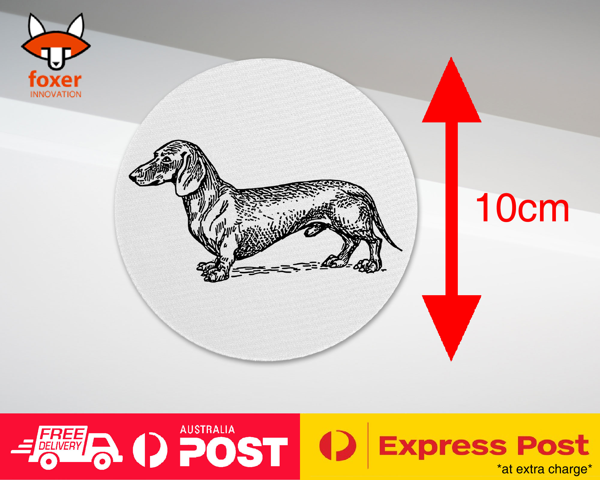 COASTER COFFEE DRINKING MAT|DACHSHUND DOG 20
