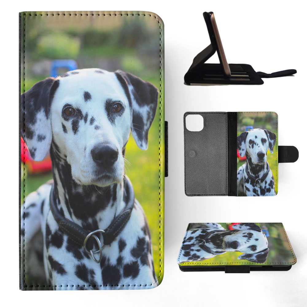 FLIP CASE FOR APPLE IPHONE|DALMATIAN DOG 1 - Picture 36 of 193