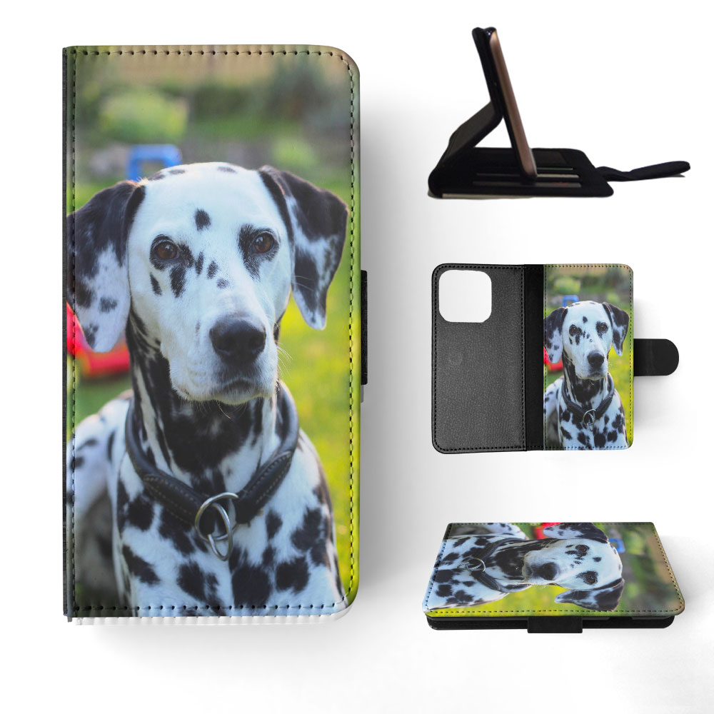FLIP CASE FOR APPLE IPHONE|DALMATIAN DOG 1 - Picture 31 of 193
