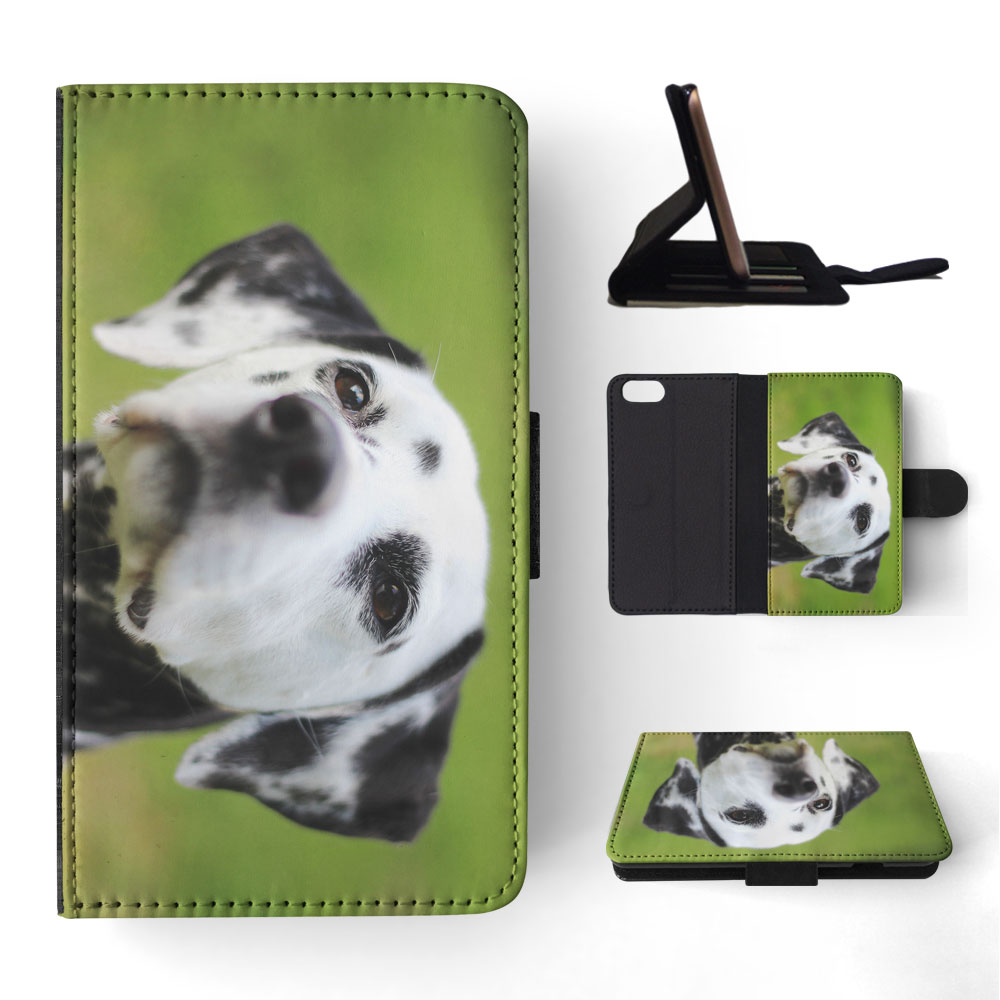 FLIP CASE FOR APPLE IPHONE|DALMATIAN DOG 4 - Foto 169 di 193