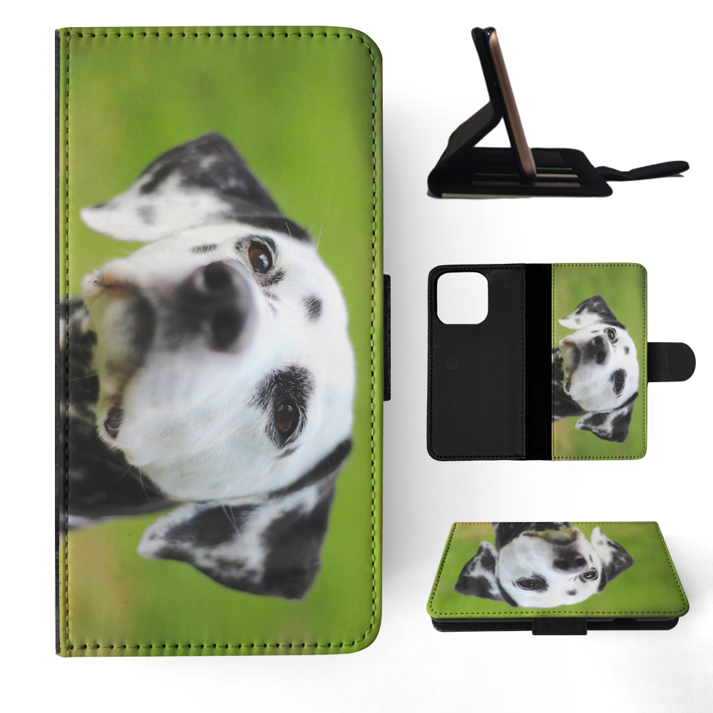 FLIP CASE FOR APPLE IPHONE|DALMATIAN DOG 4 - Foto 11 di 193