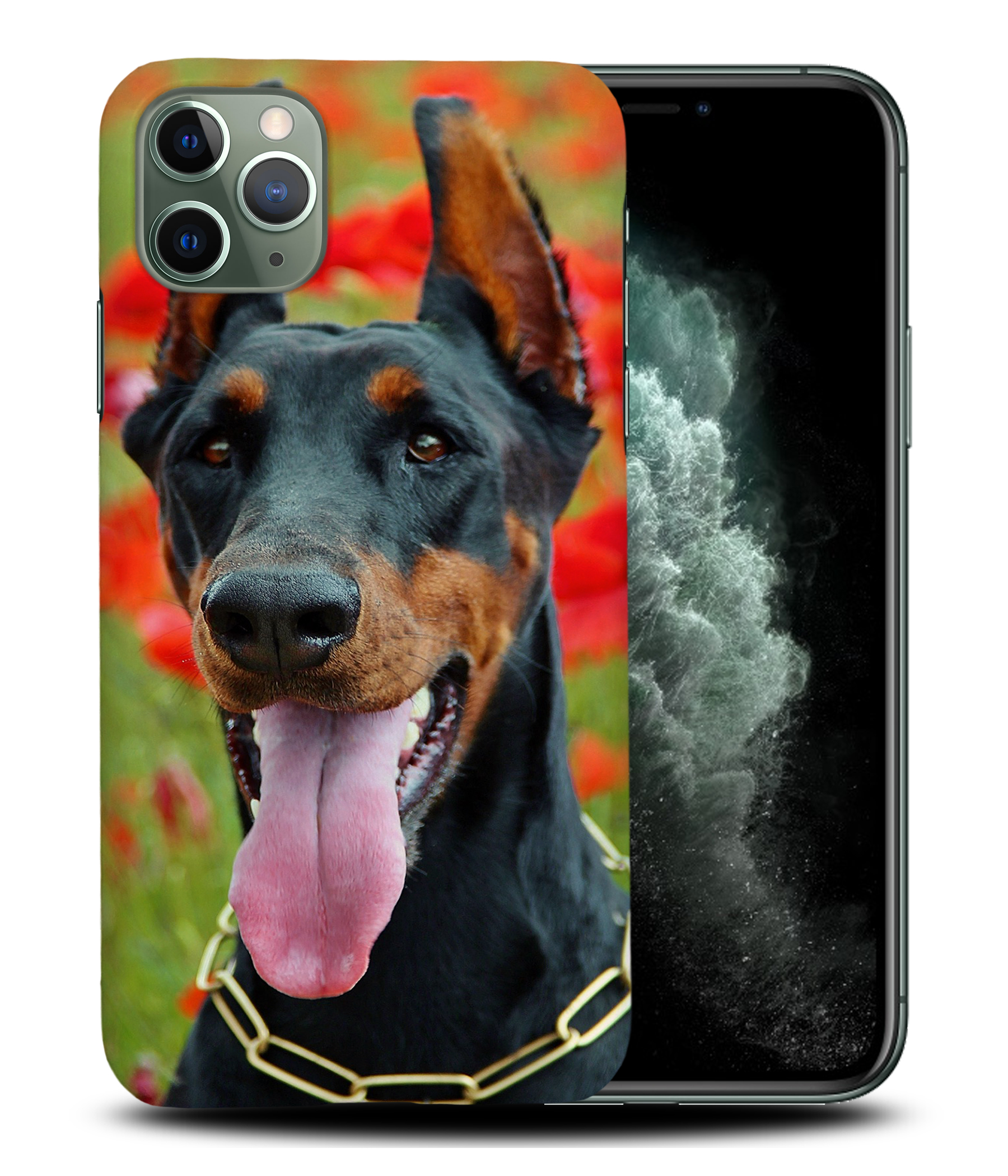 CASE COVER FOR APPLE IPHONE|DOBERMAN DOG 1 - Foto 23 di 44