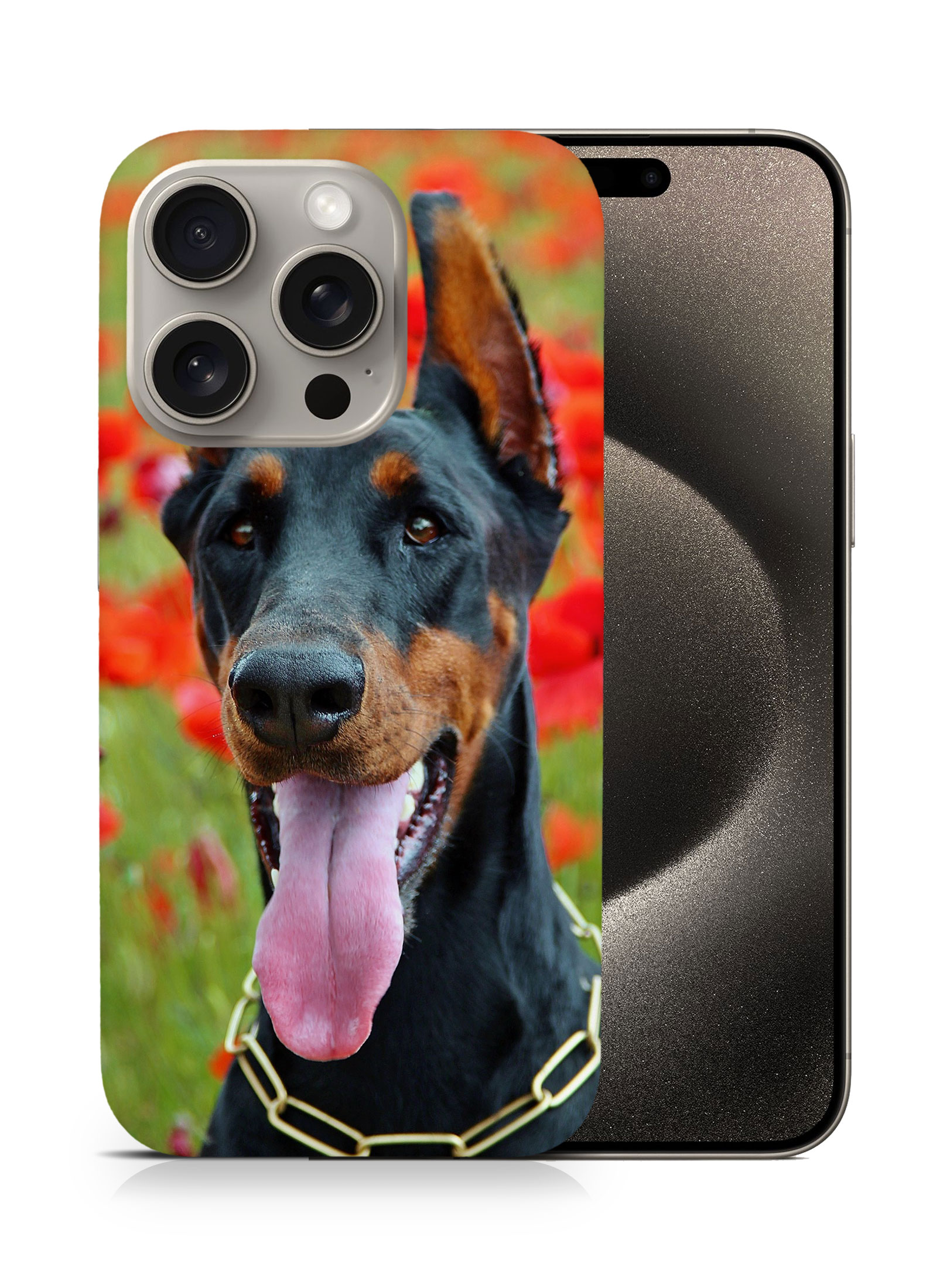 CASE COVER FOR APPLE IPHONE|DOBERMAN DOG 1 - Foto 7 di 44