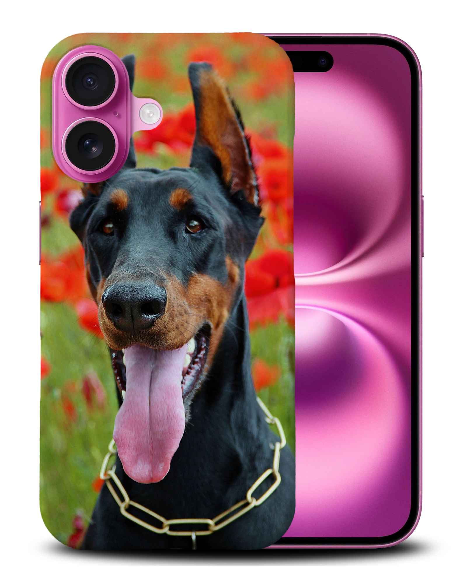 CASE COVER FOR APPLE IPHONE|DOBERMAN DOG 1 - Foto 5 di 44