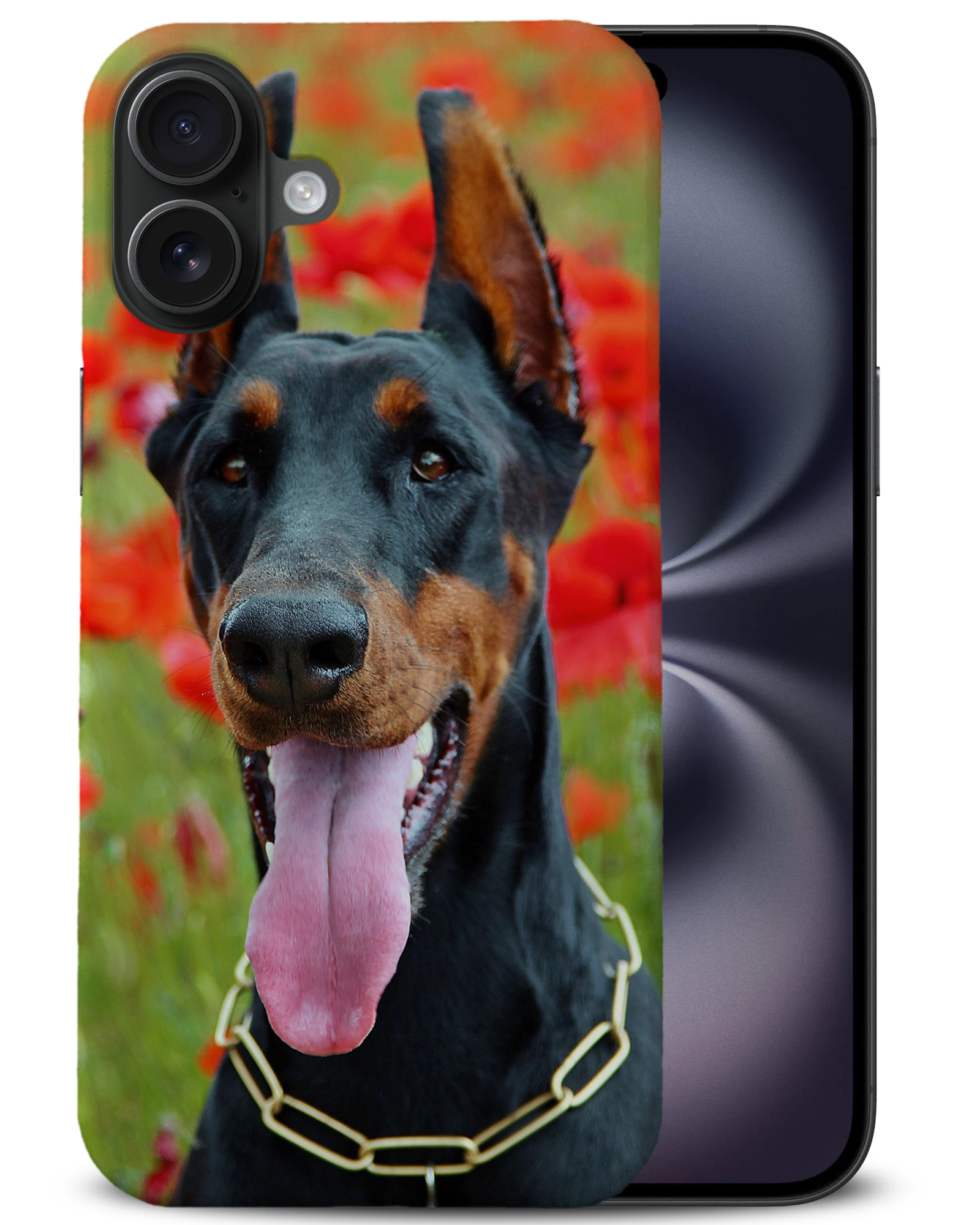 CASE COVER FOR APPLE IPHONE|DOBERMAN DOG 1 - Foto 4 di 44