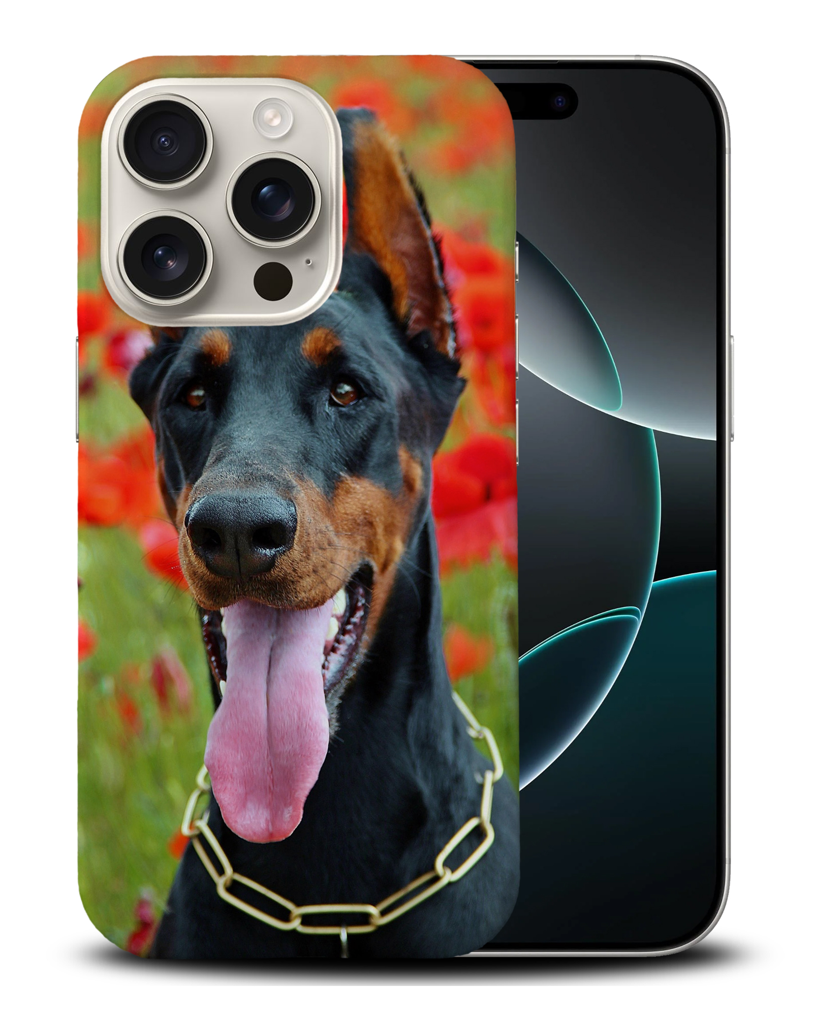 CASE COVER FOR APPLE IPHONE|DOBERMAN DOG 1 - Foto 3 di 44