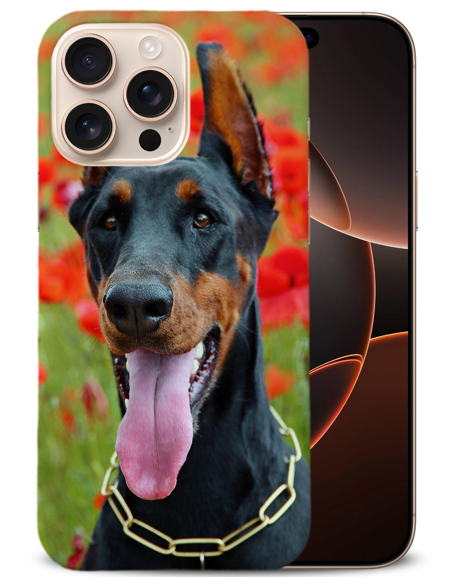 CASE COVER FOR APPLE IPHONE|DOBERMAN DOG 1 - Foto 2 di 44