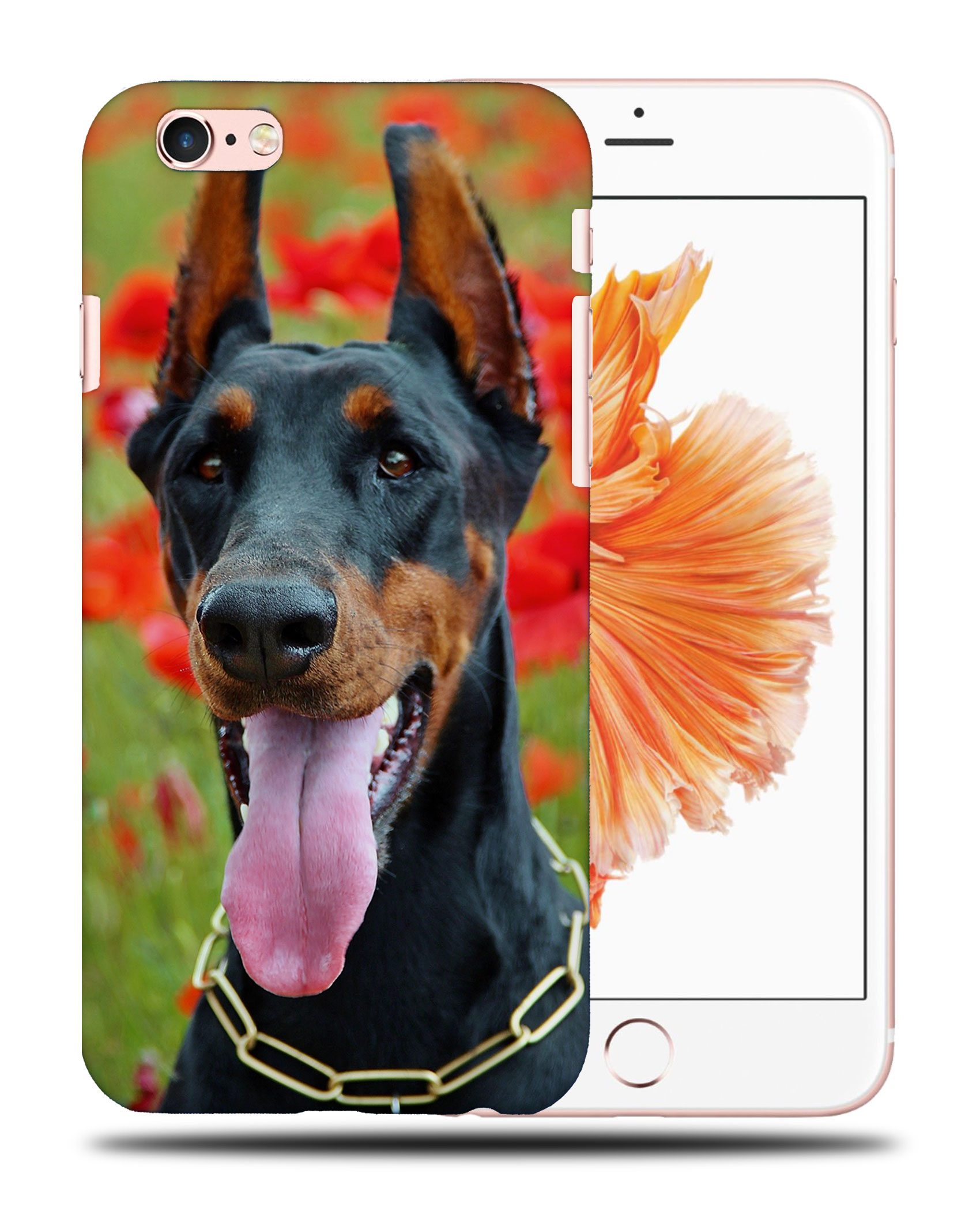 CASE COVER FOR APPLE IPHONE|DOBERMAN DOG 1 - Foto 35 di 44