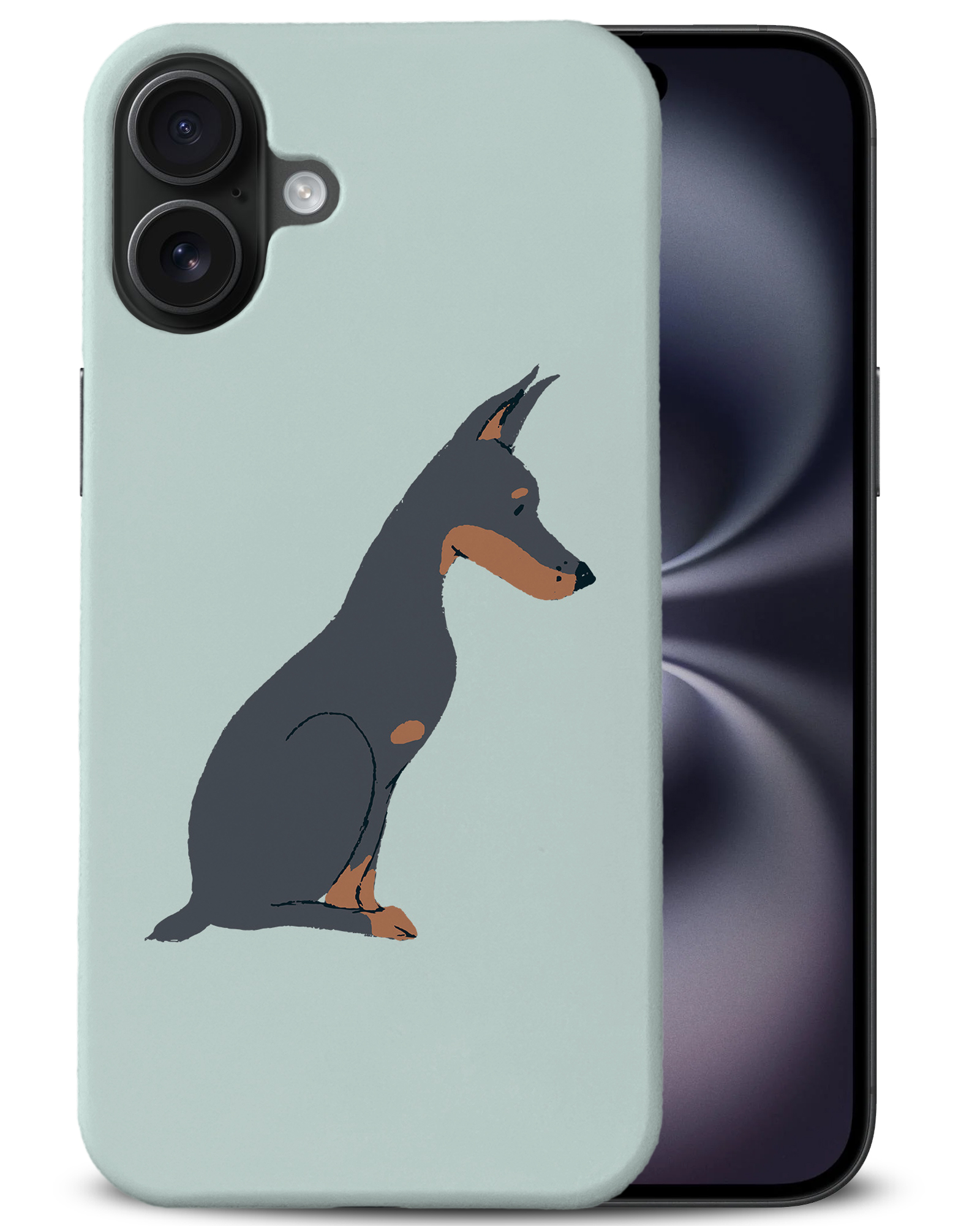 CASE COVER FOR APPLE IPHONE|DOBERMAN DOG 2 - Foto 4 di 44