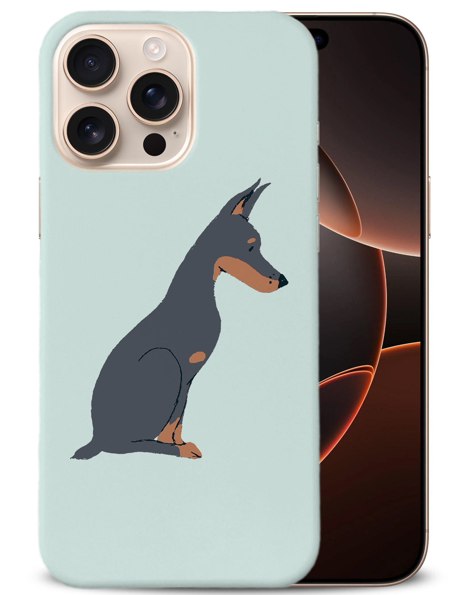 CASE COVER FOR APPLE IPHONE|DOBERMAN DOG 2 - Foto 2 di 44