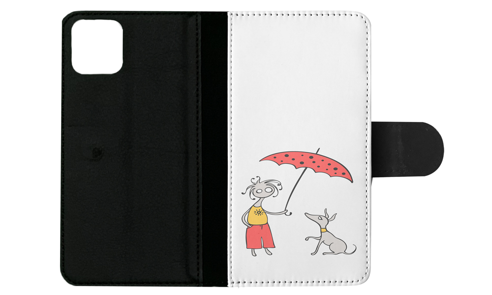 FLIP CASE FOR APPLE IPHONE|MINIMALIST DOG - Picture 107 of 193