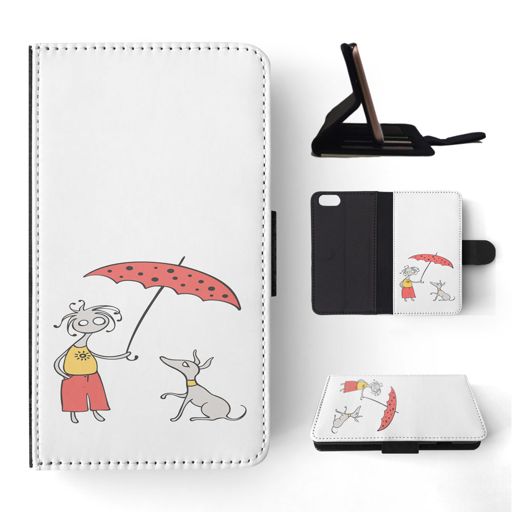 FLIP CASE FOR APPLE IPHONE|MINIMALIST DOG - Picture 169 of 193