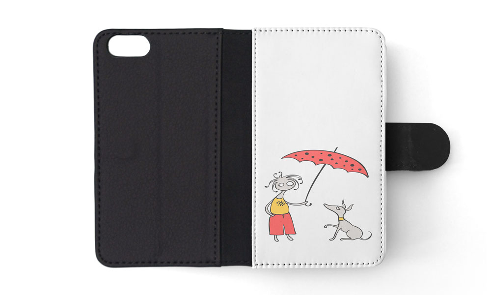 FLIP CASE FOR APPLE IPHONE|MINIMALIST DOG - Picture 172 of 193