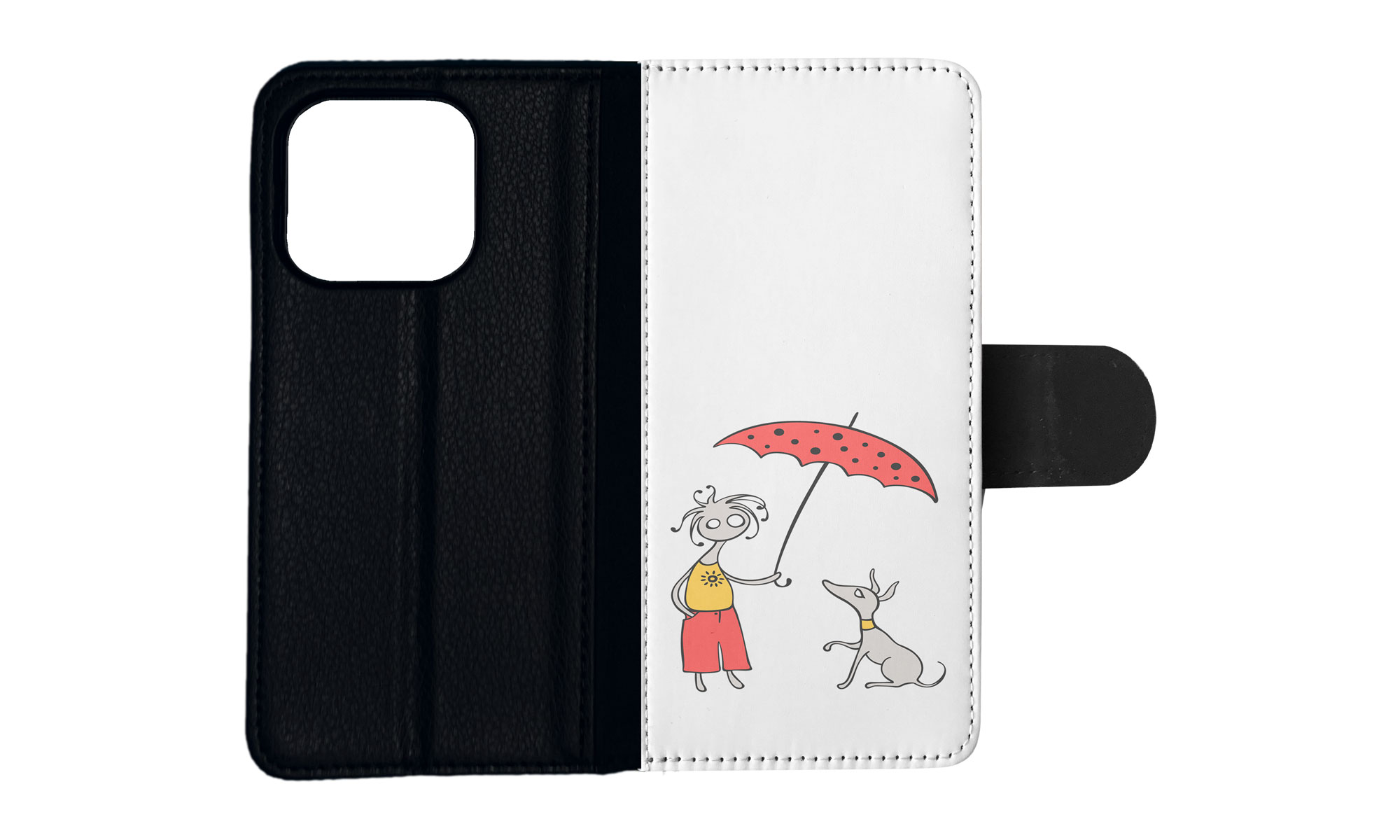 FLIP CASE FOR APPLE IPHONE|MINIMALIST DOG - Picture 74 of 193