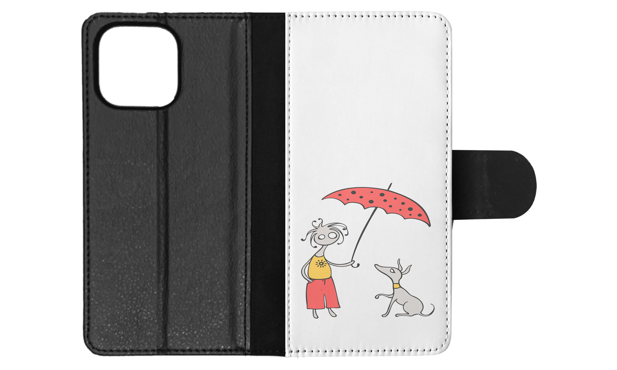 FLIP CASE FOR APPLE IPHONE|MINIMALIST DOG - Picture 69 of 193